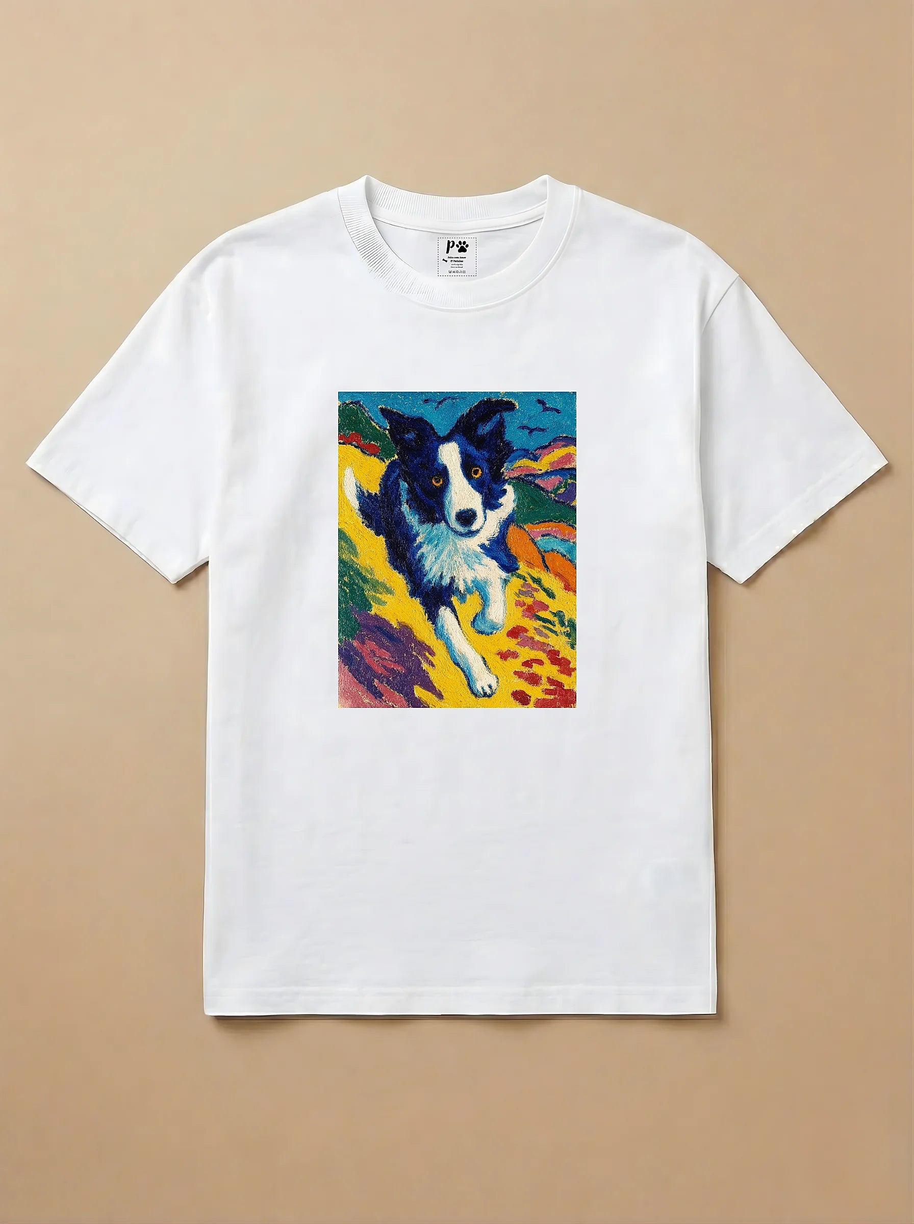 Camisa Fauvismo - Border Collie