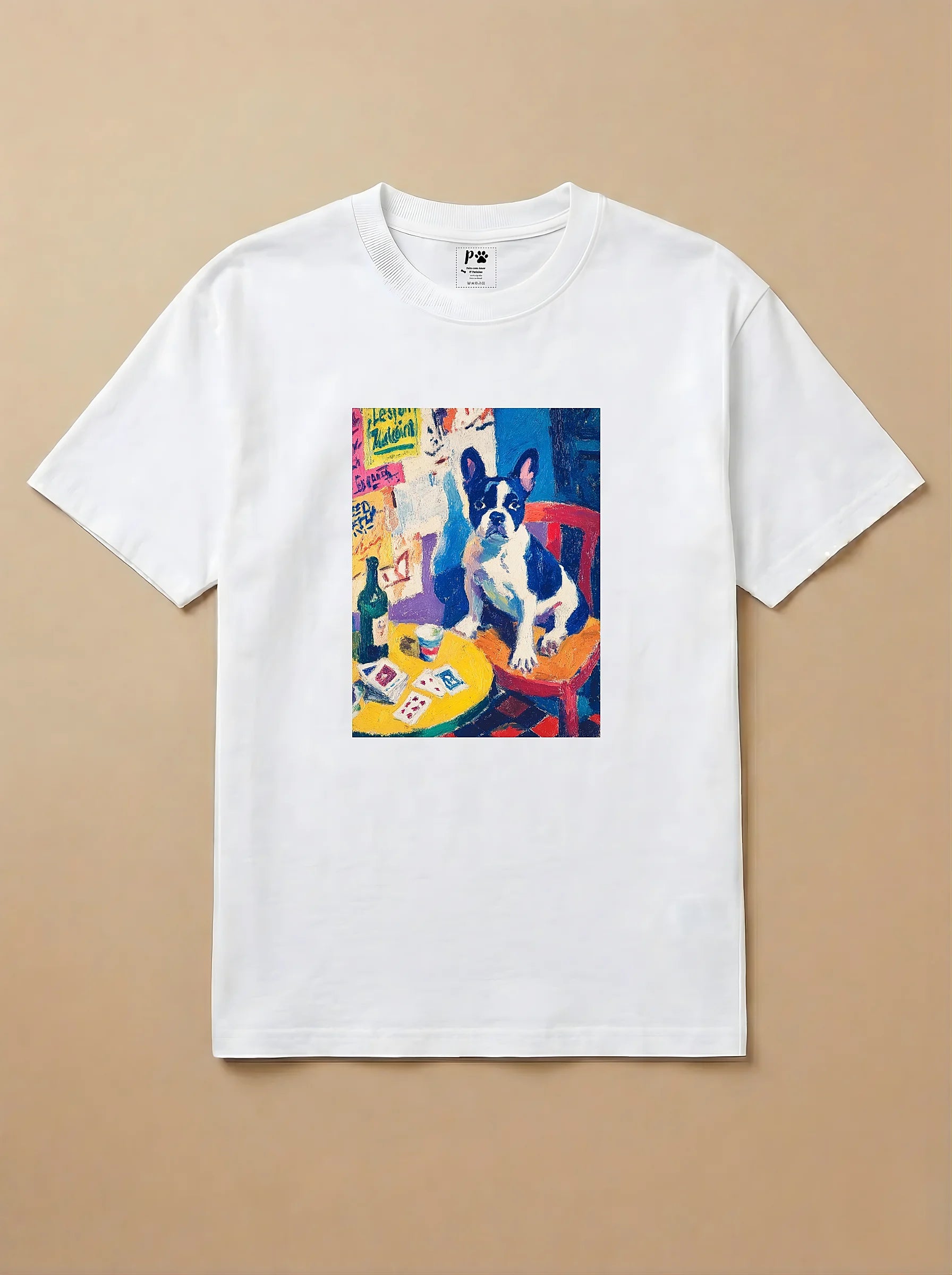 Camisa Fauvismo - Bulldog Francês