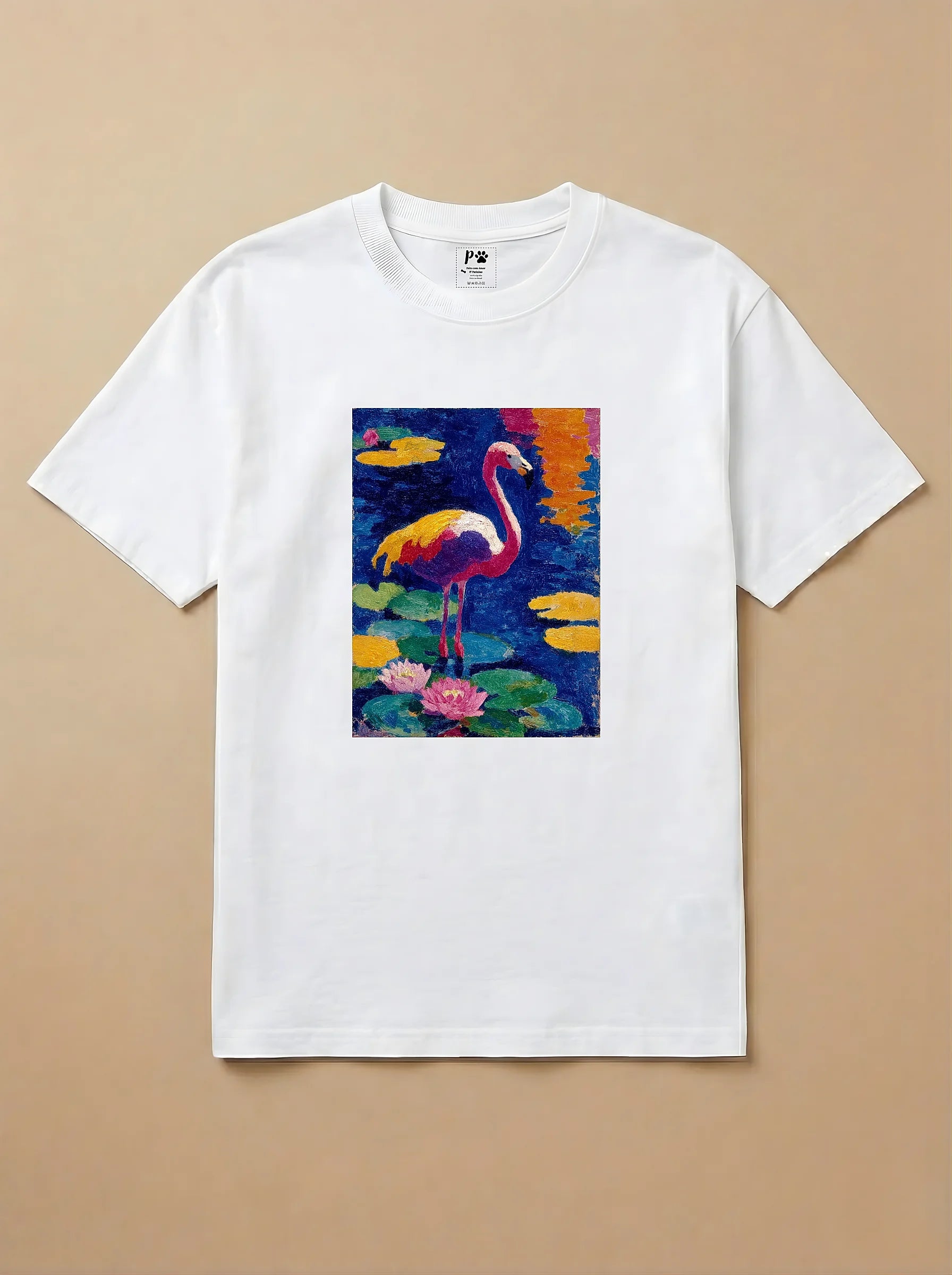 Camisa Fauvismo - Flamingo