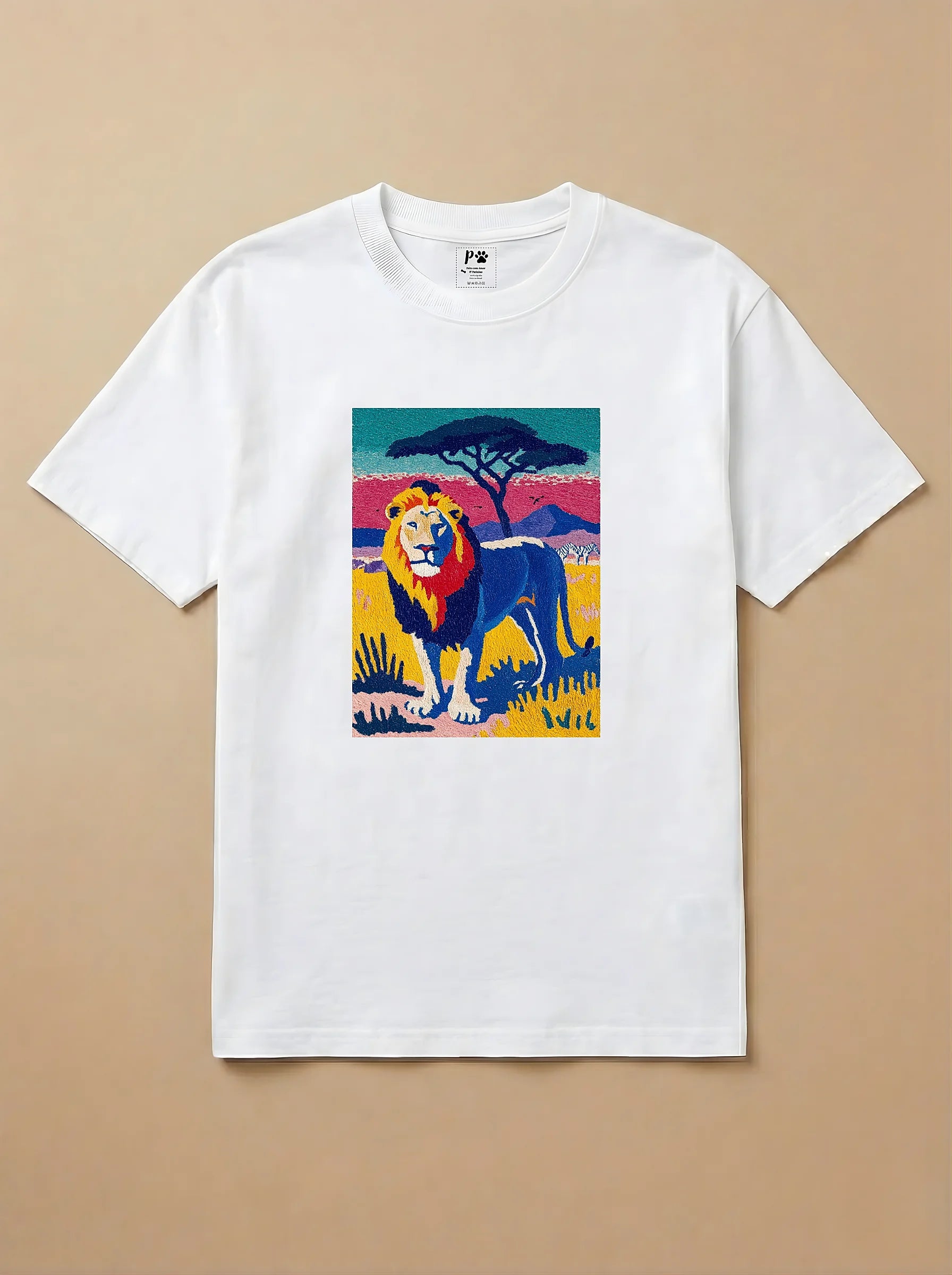 Camisa Fauvismo - Leão
