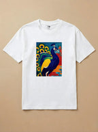 Camisa Fauvismo - Pavão