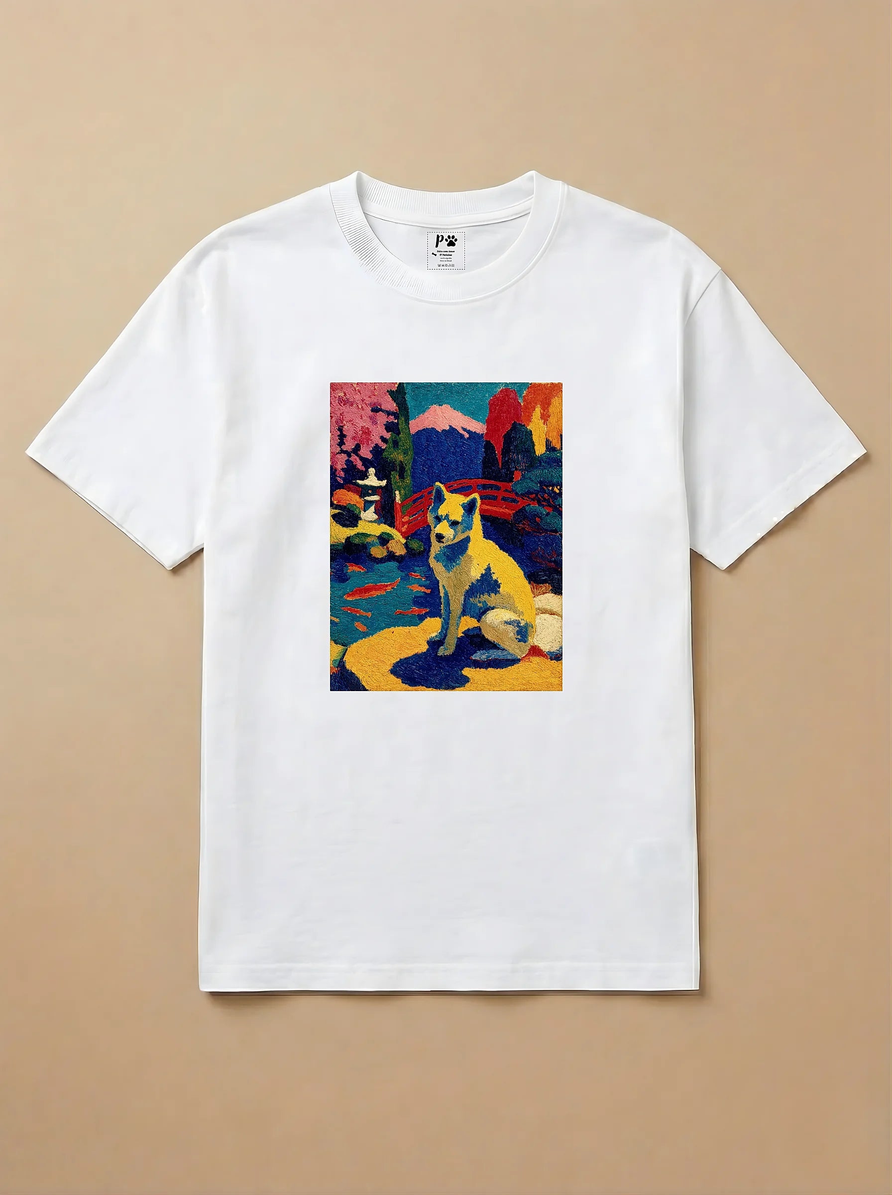 Camisa Fauvismo - Shiba Inu