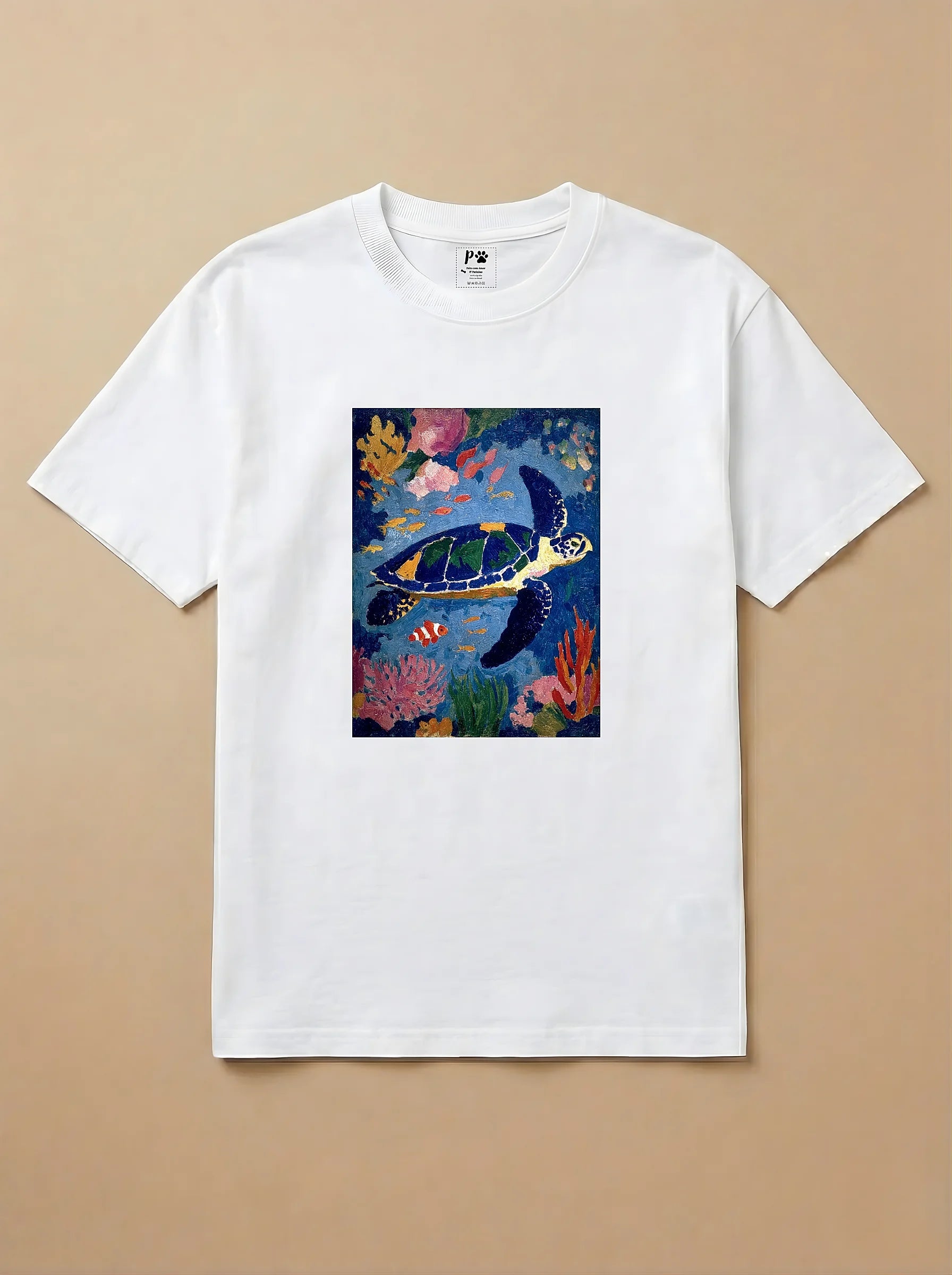 Camisa Fauvismo - Tartaruga