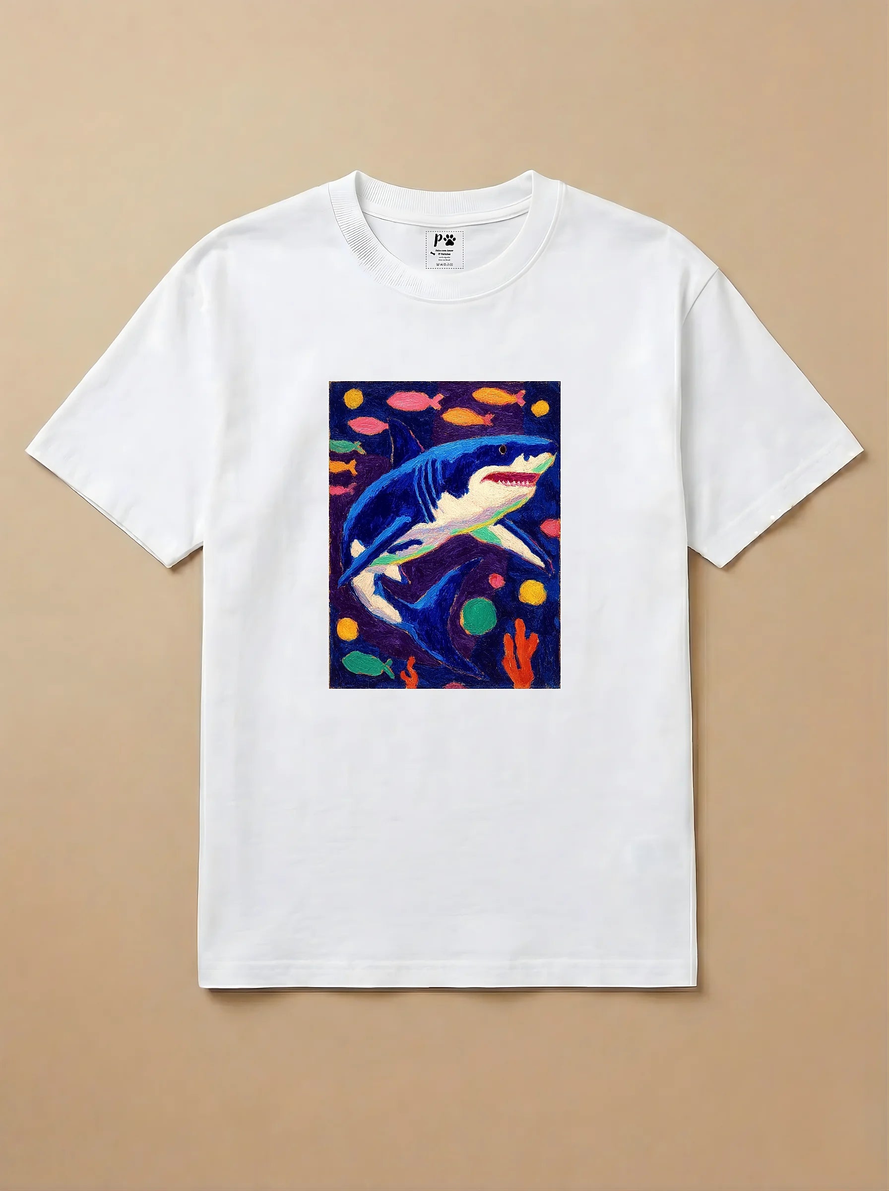 Camisa Fauvismo - Tubarão