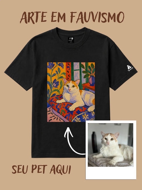 Camisa Básica Personalizada - Pintura em Arte Fauvista