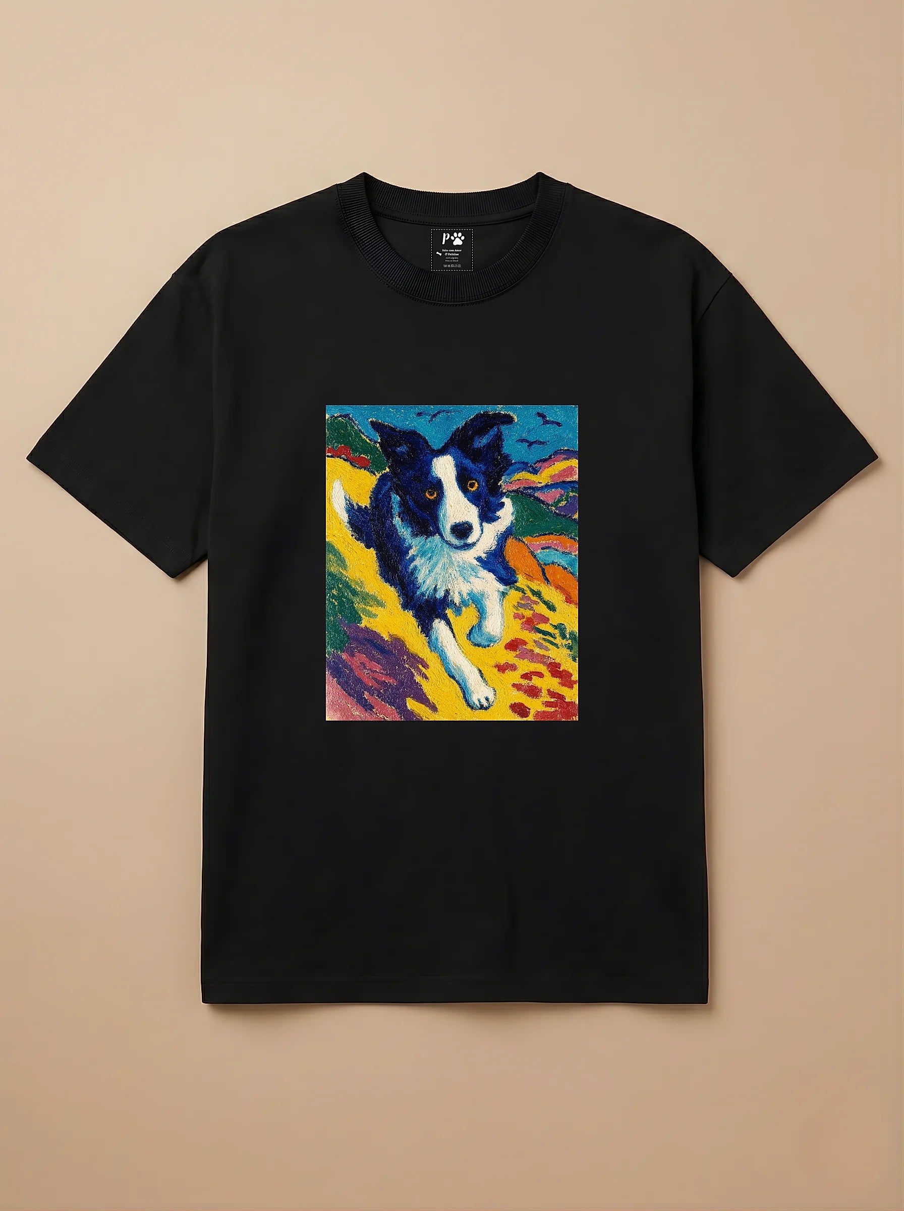 Camisa Fauvismo - Border Collie