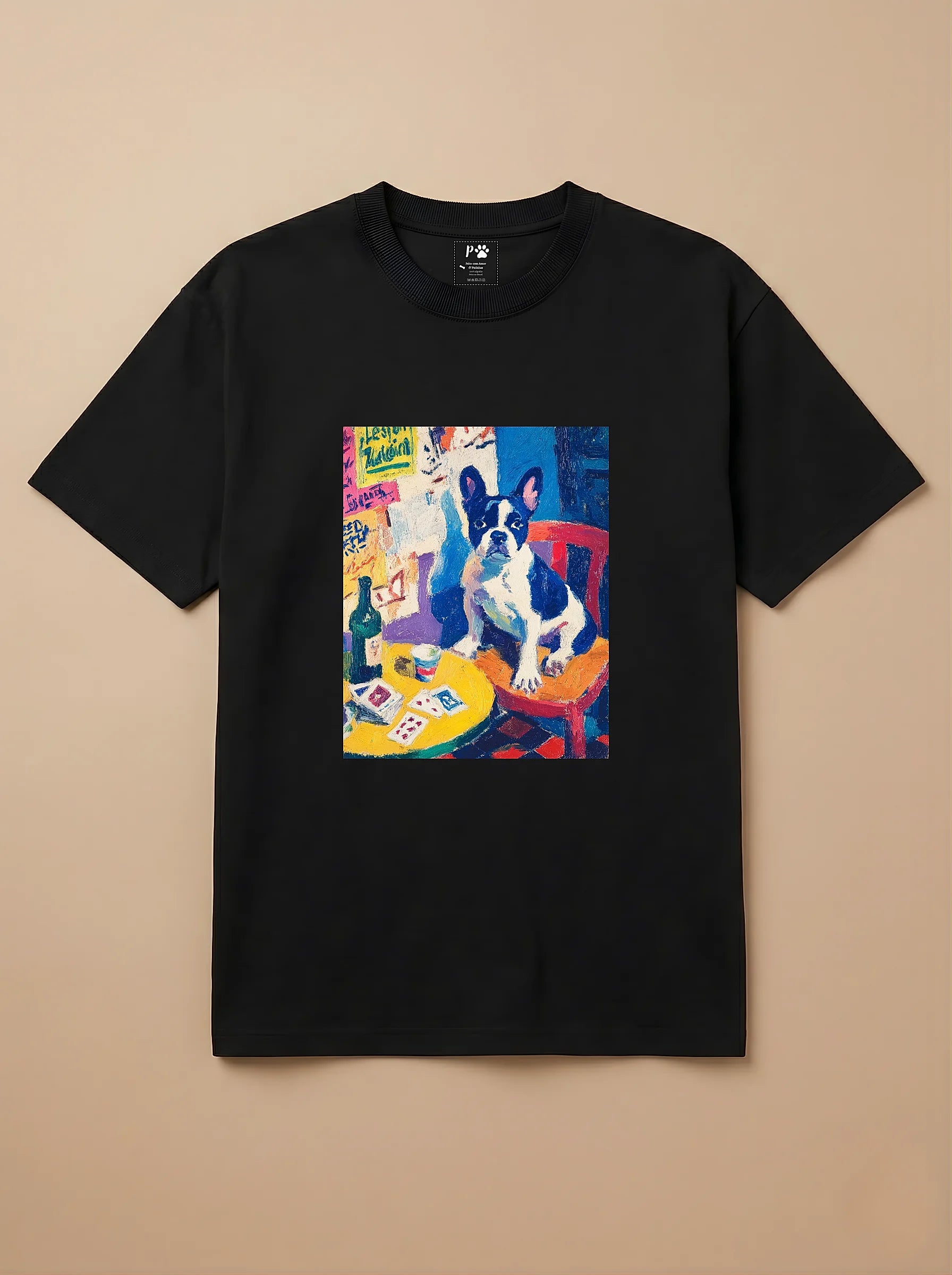 Camisa Fauvismo - Bulldog Francês