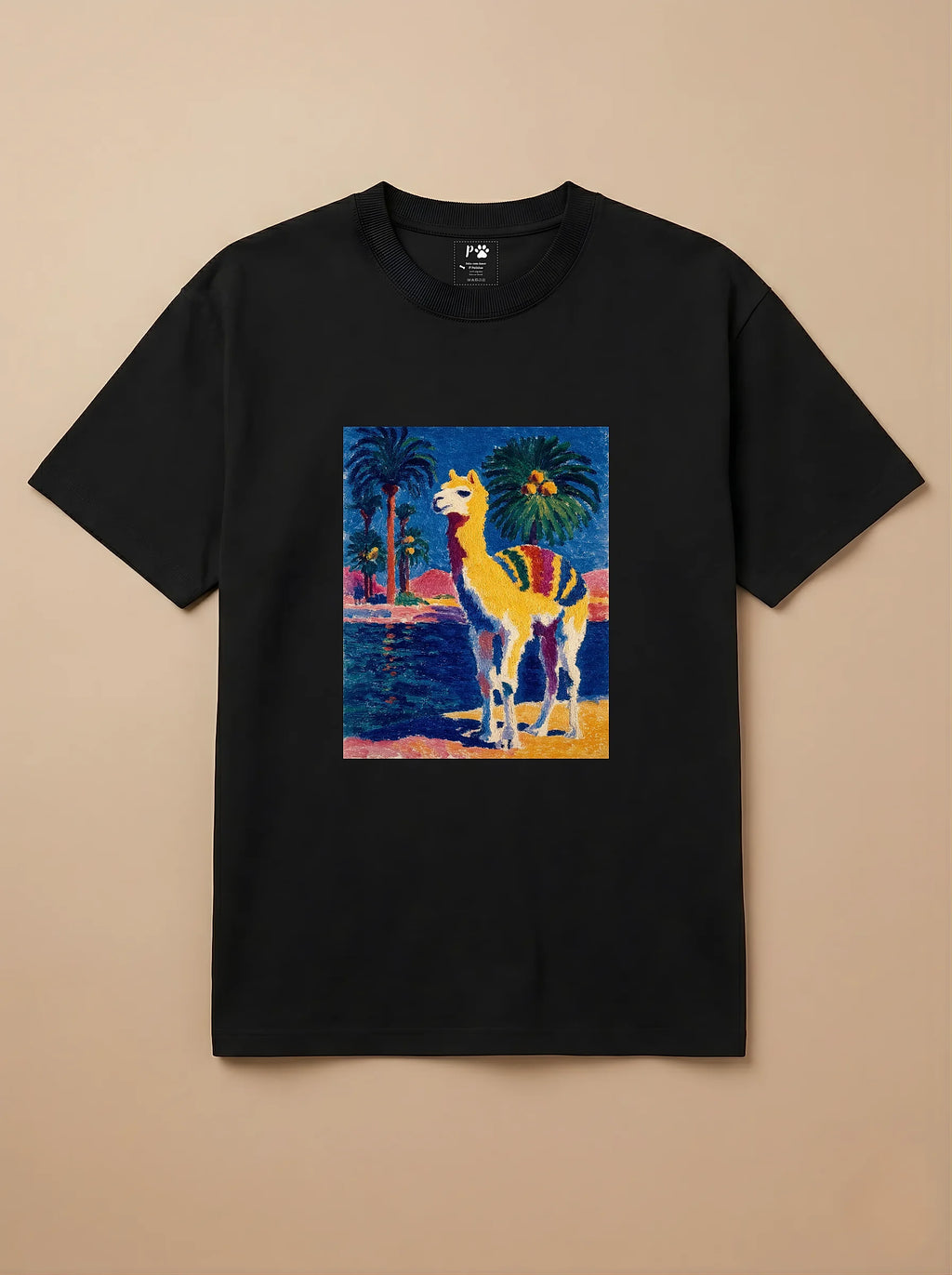 Camisa Fauvismo - Camelo