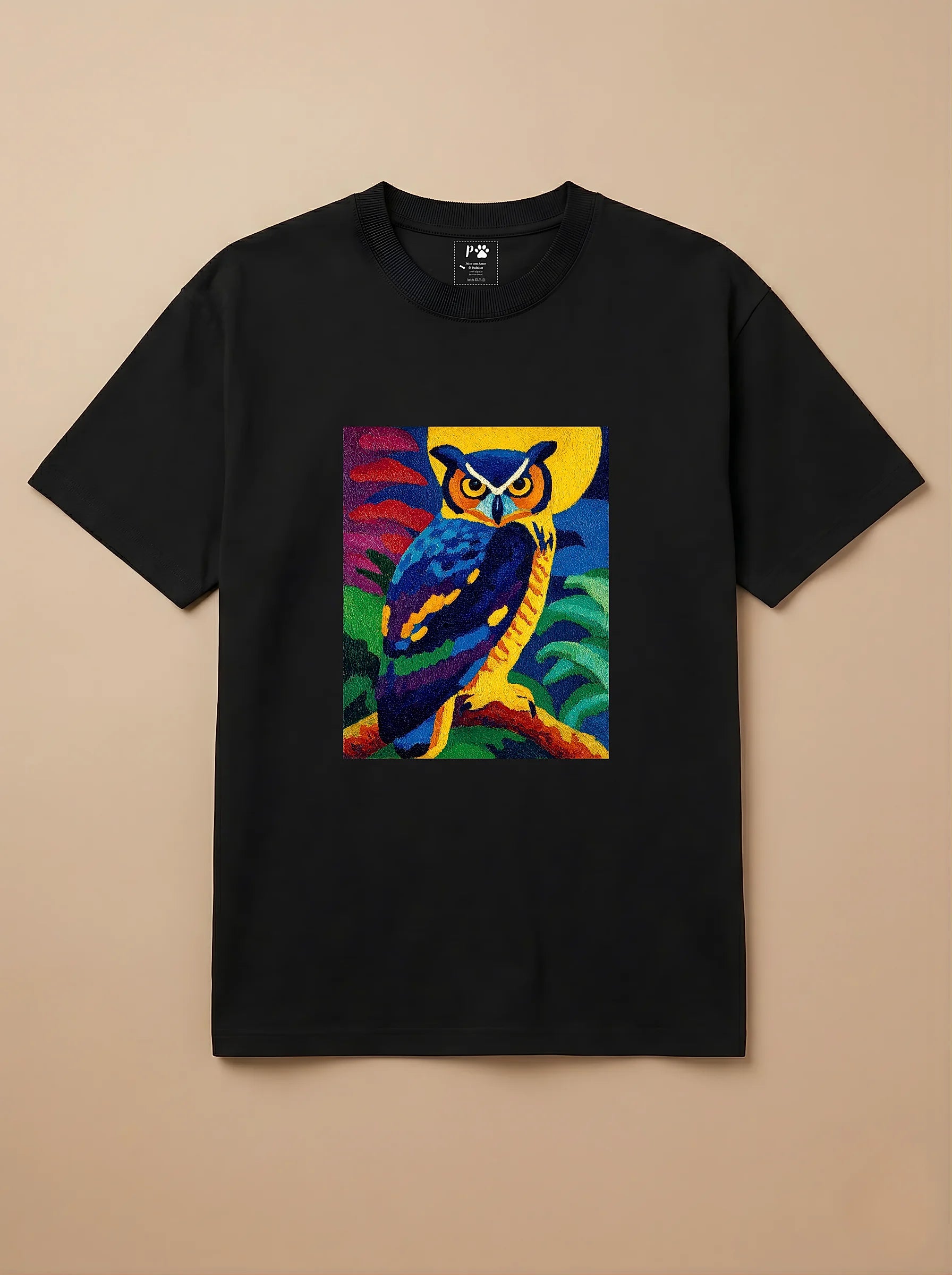 Camisa Fauvismo - Coruja
