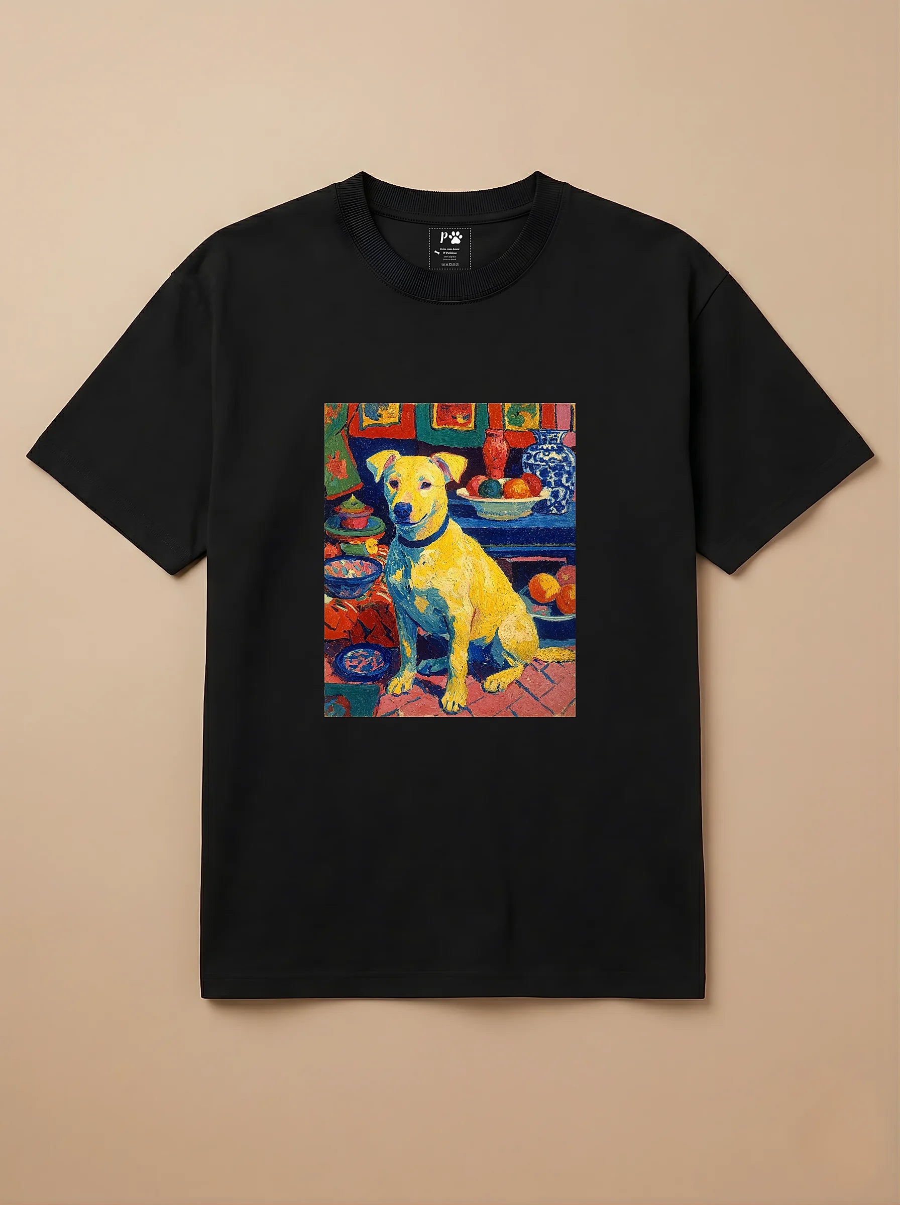 Camisa Fauvismo - Caramelo