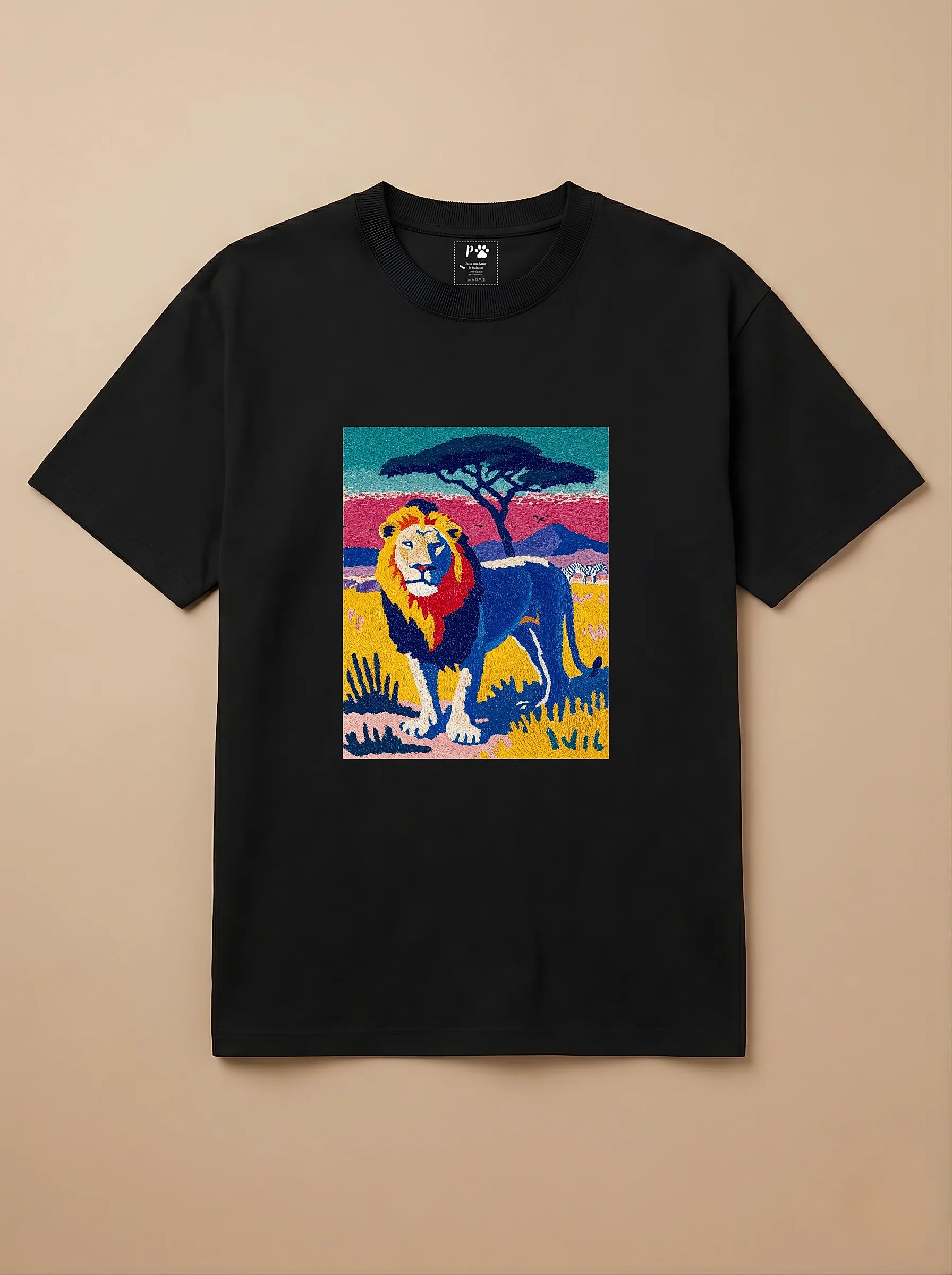 Camisa Fauvismo - Leão