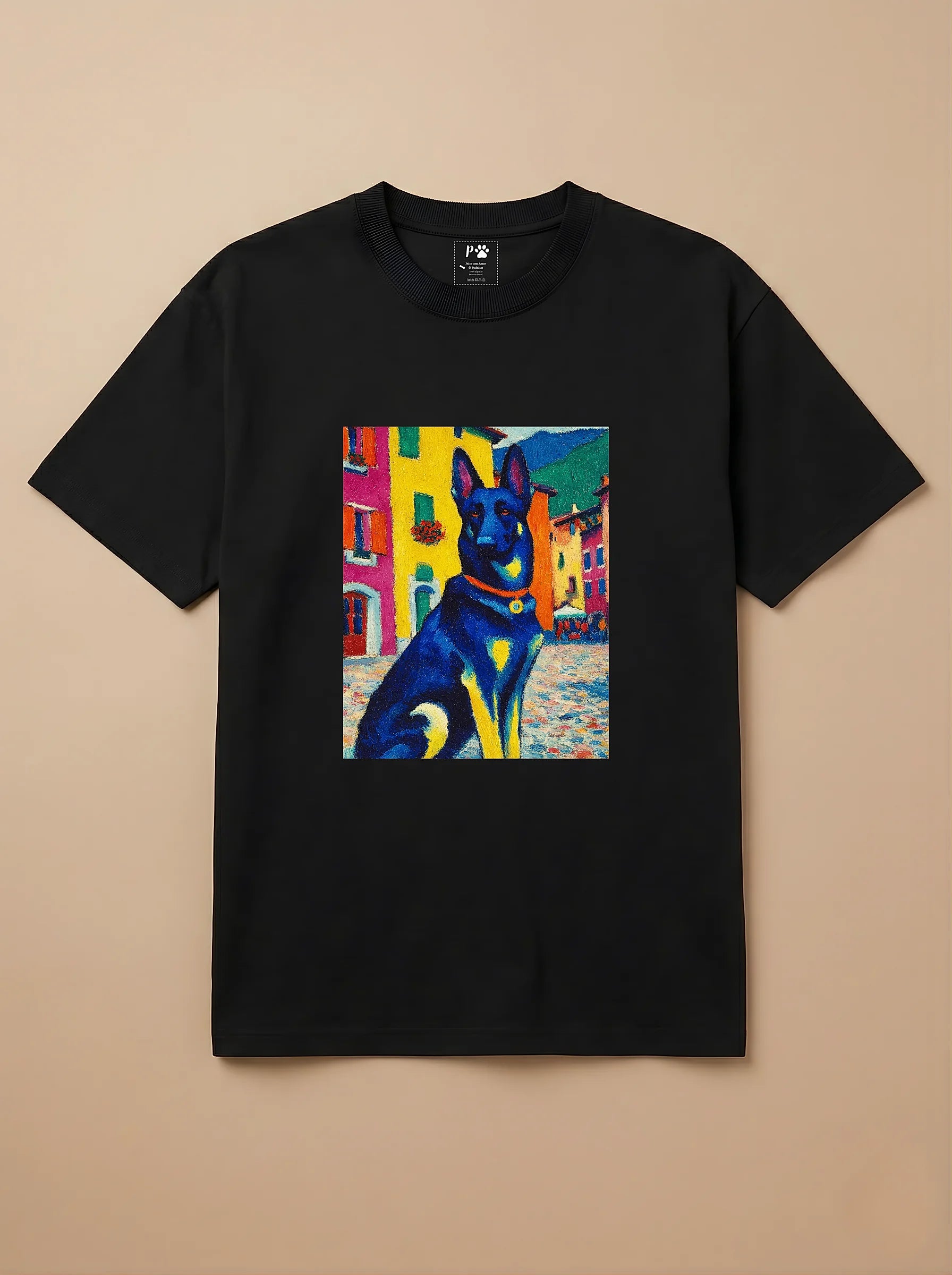 Camisa Fauvismo - Pastor Alemão