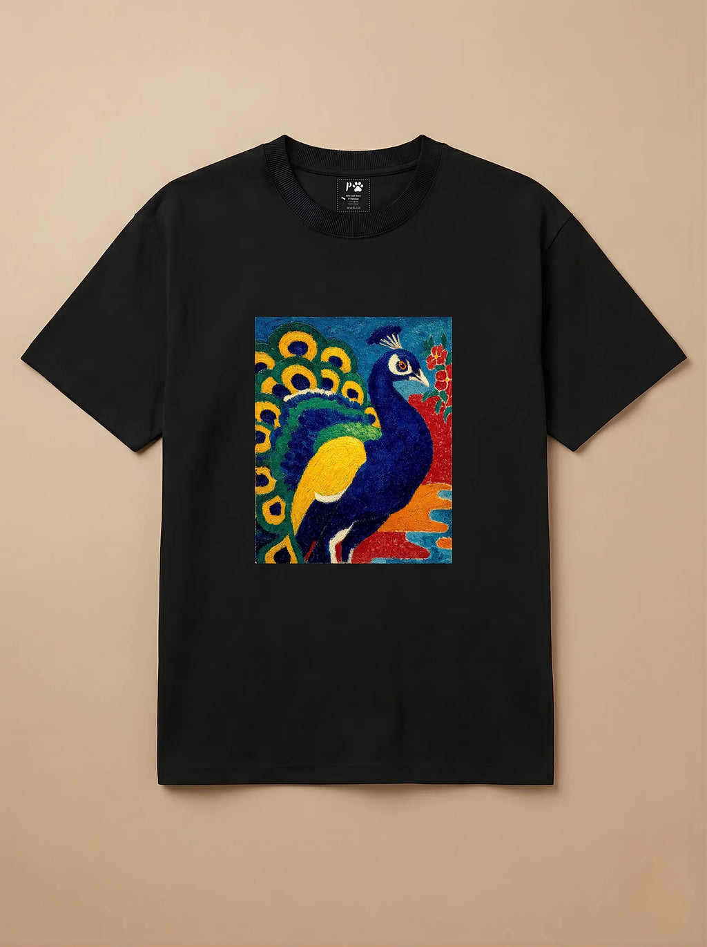 Camisa Fauvismo - Pavão
