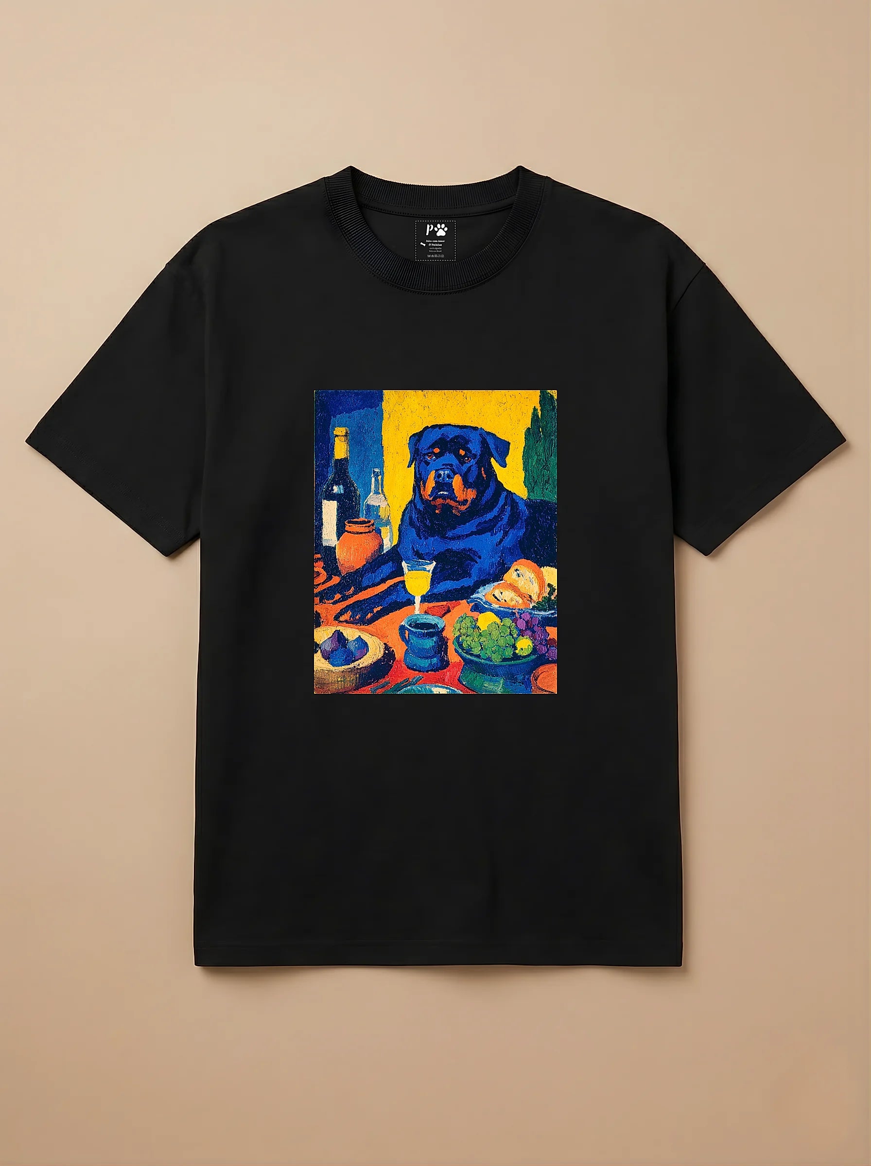 Camisa Fauvismo - Rottweiler