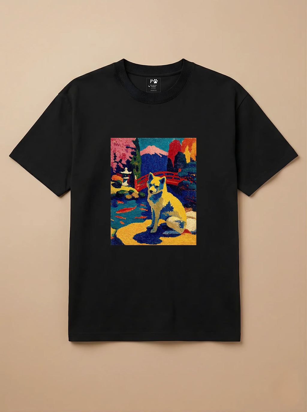 Camisa Fauvismo - Shiba Inu