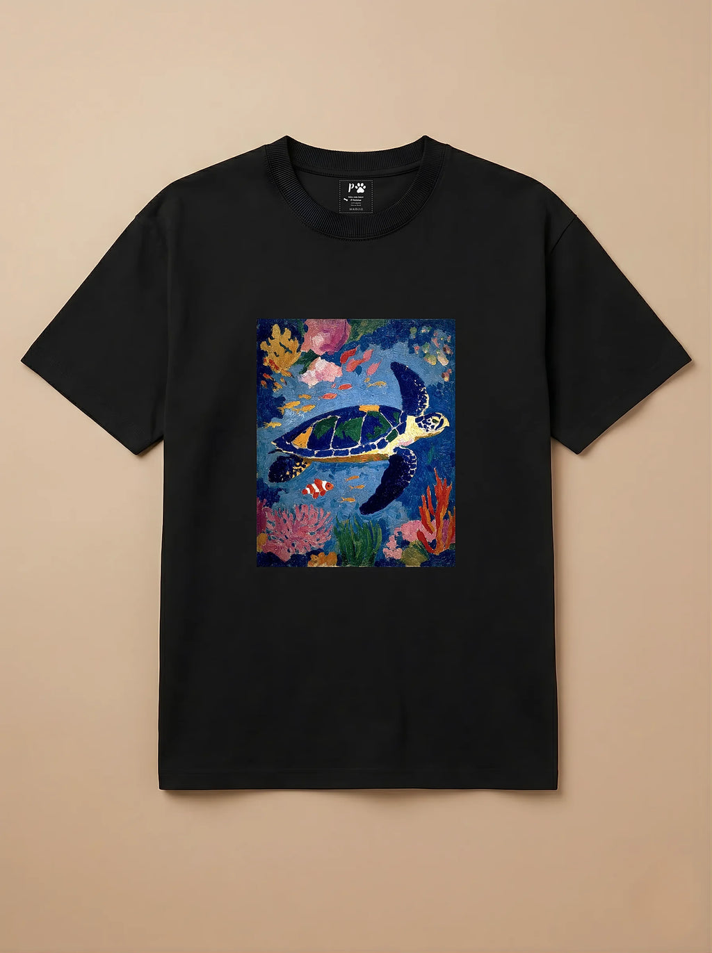 Camisa Fauvismo - Tartaruga