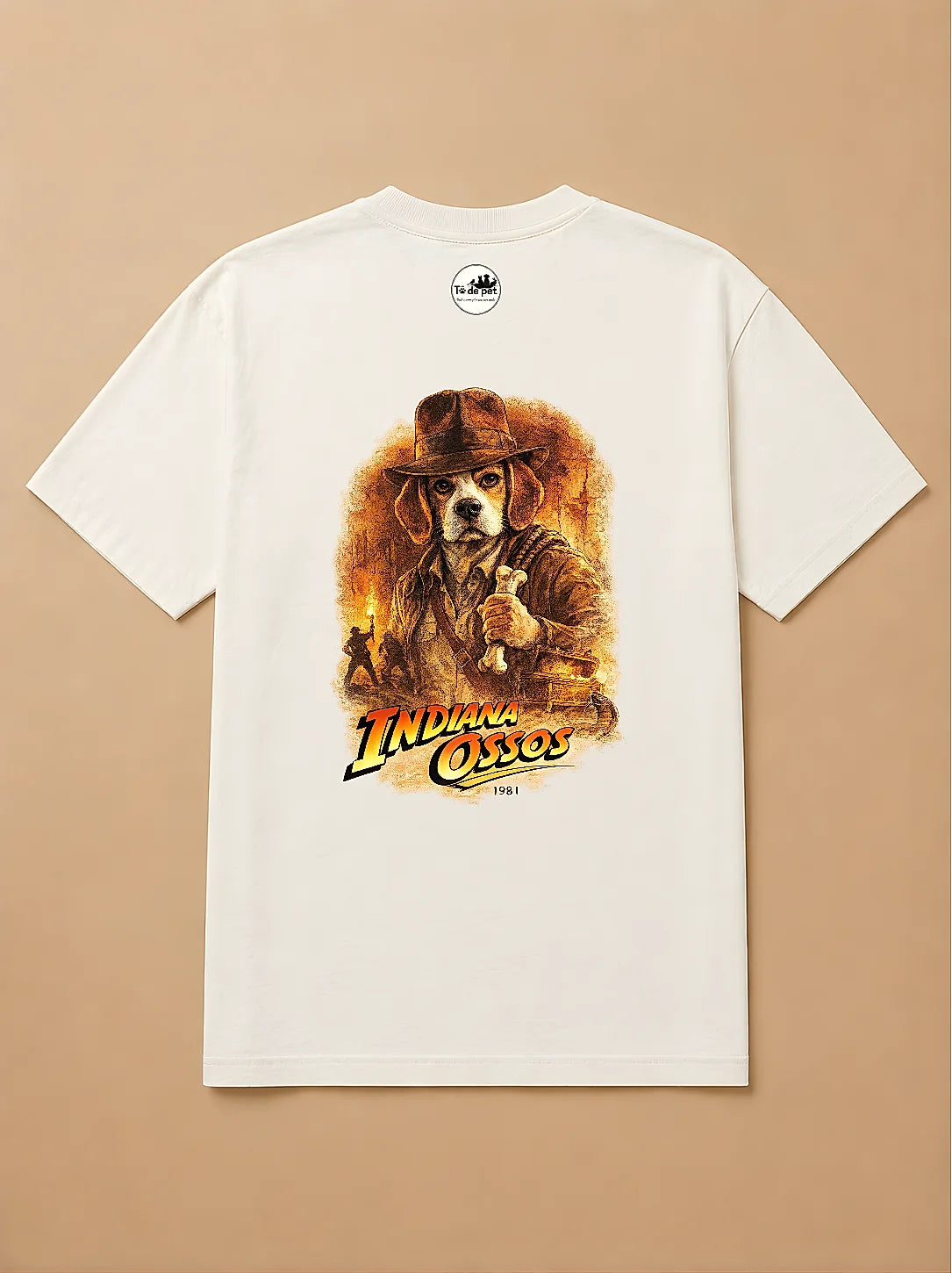 Camisa Oversized Indiana Ossos - Beagle