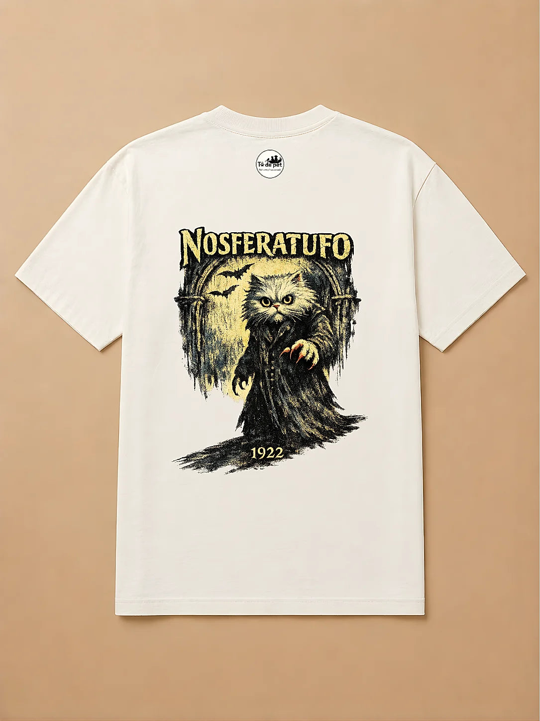 Camisa Oversized Nosferatufo - Gato Persa