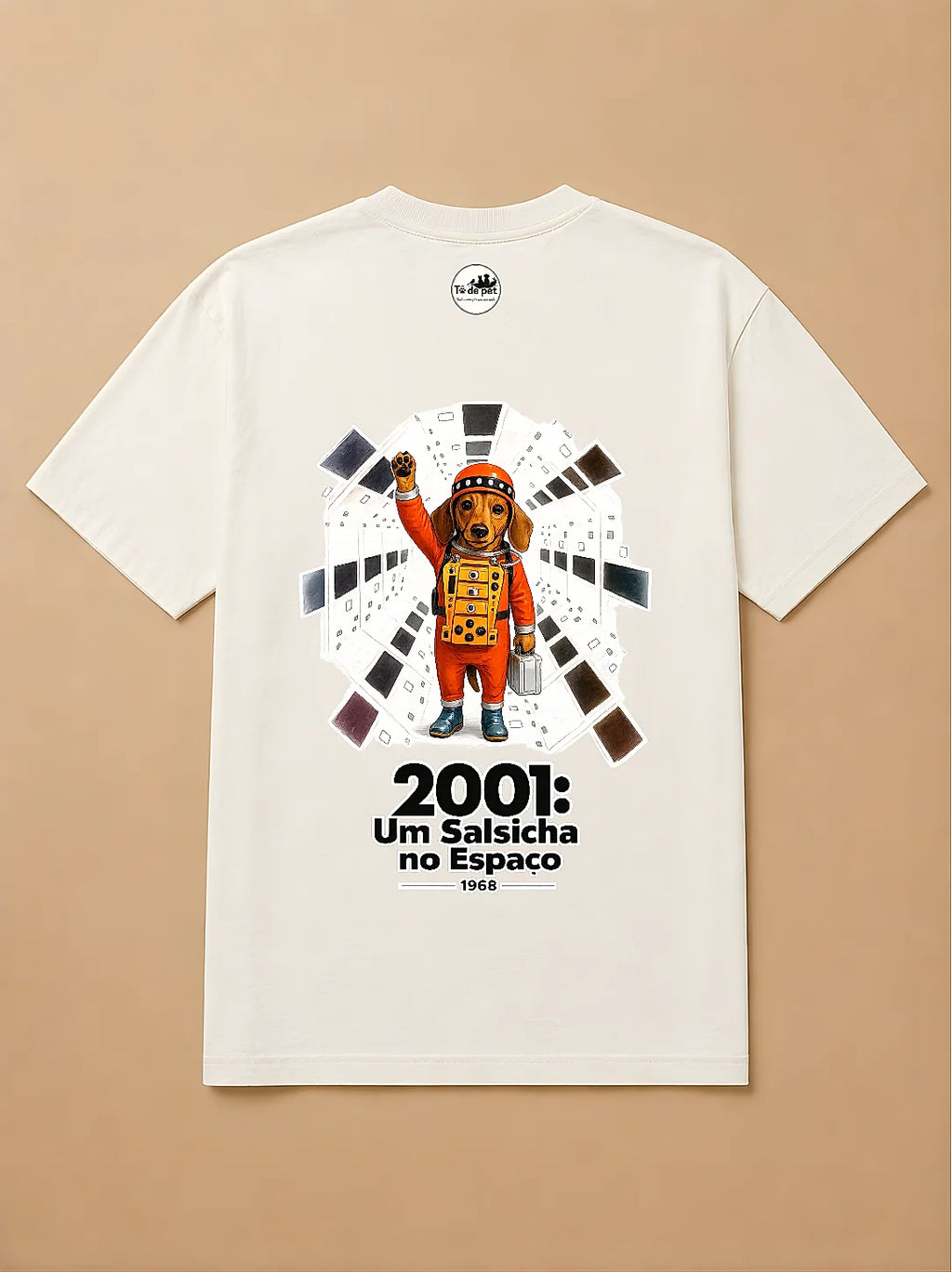 Camisa Oversized Um Salsicha no Espaço - Salsicha