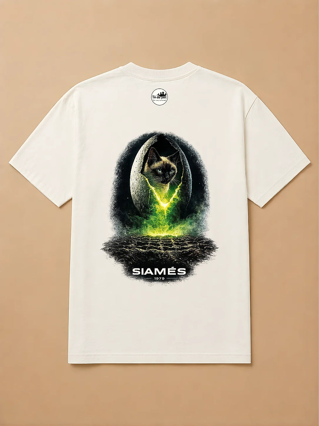 Camisa Oversized Filmes - Gato Siamês