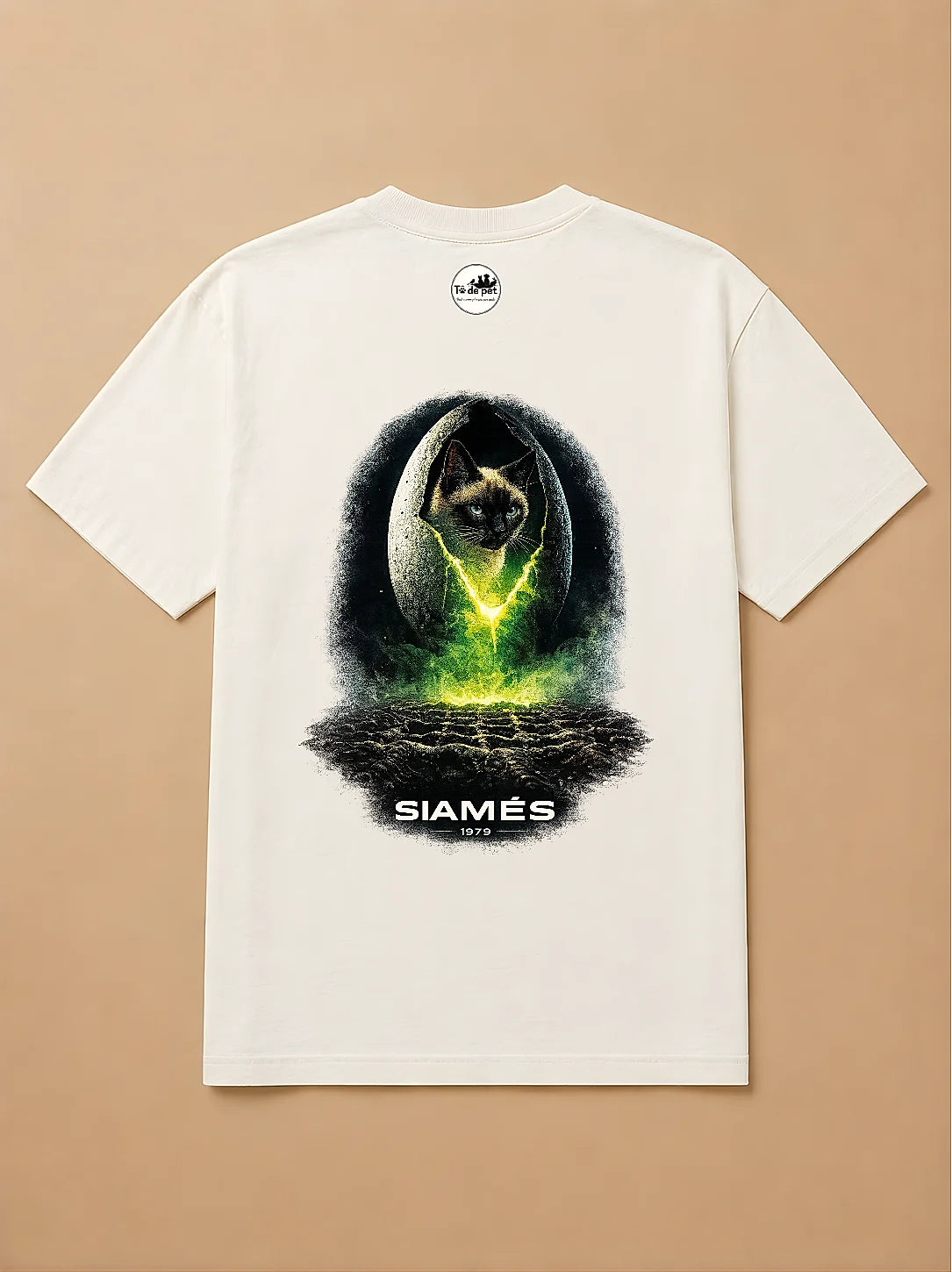 Camisa Oversized Filmes - Gato Siamês