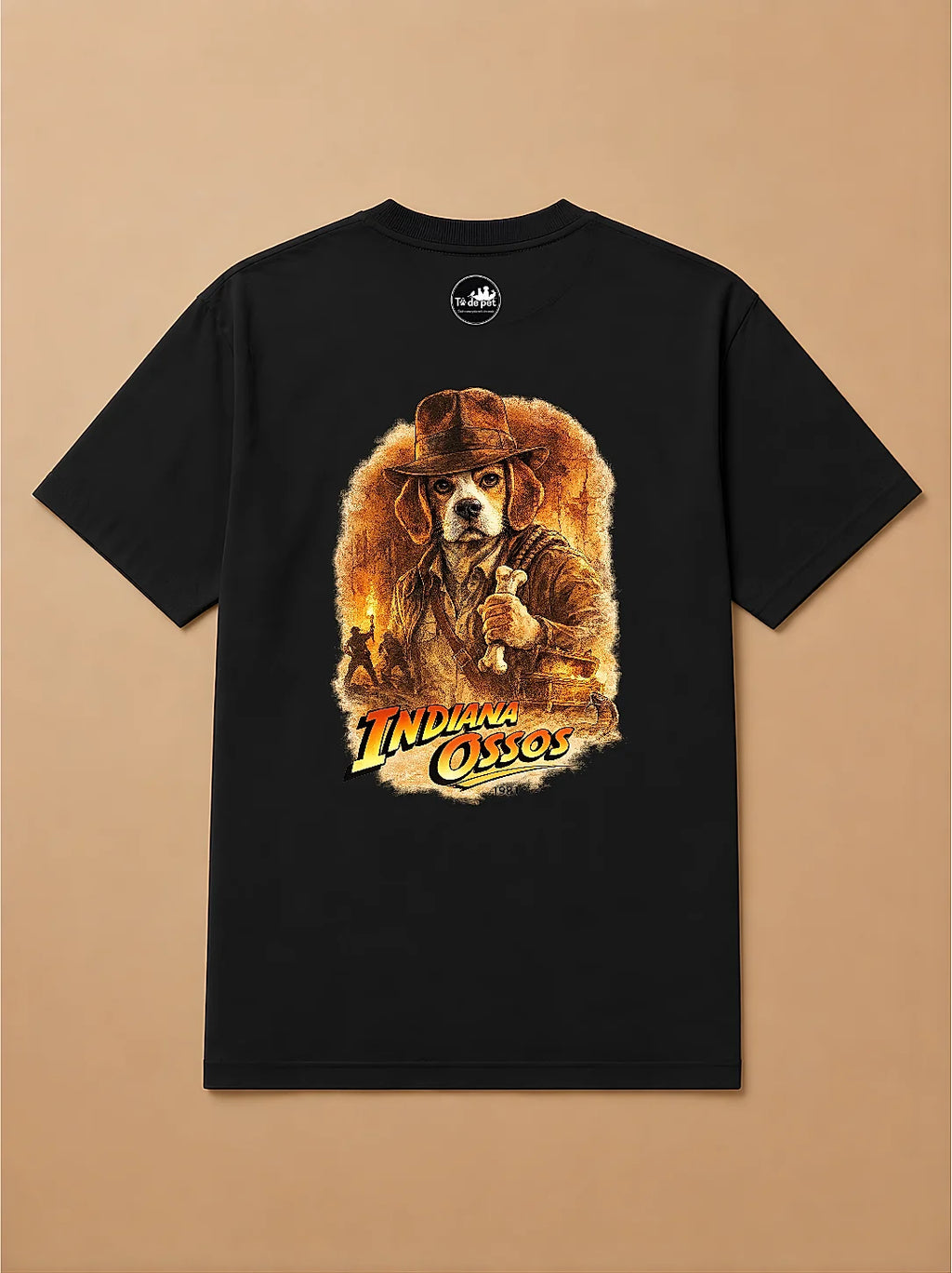 Camisa Oversized Indiana Ossos - Beagle
