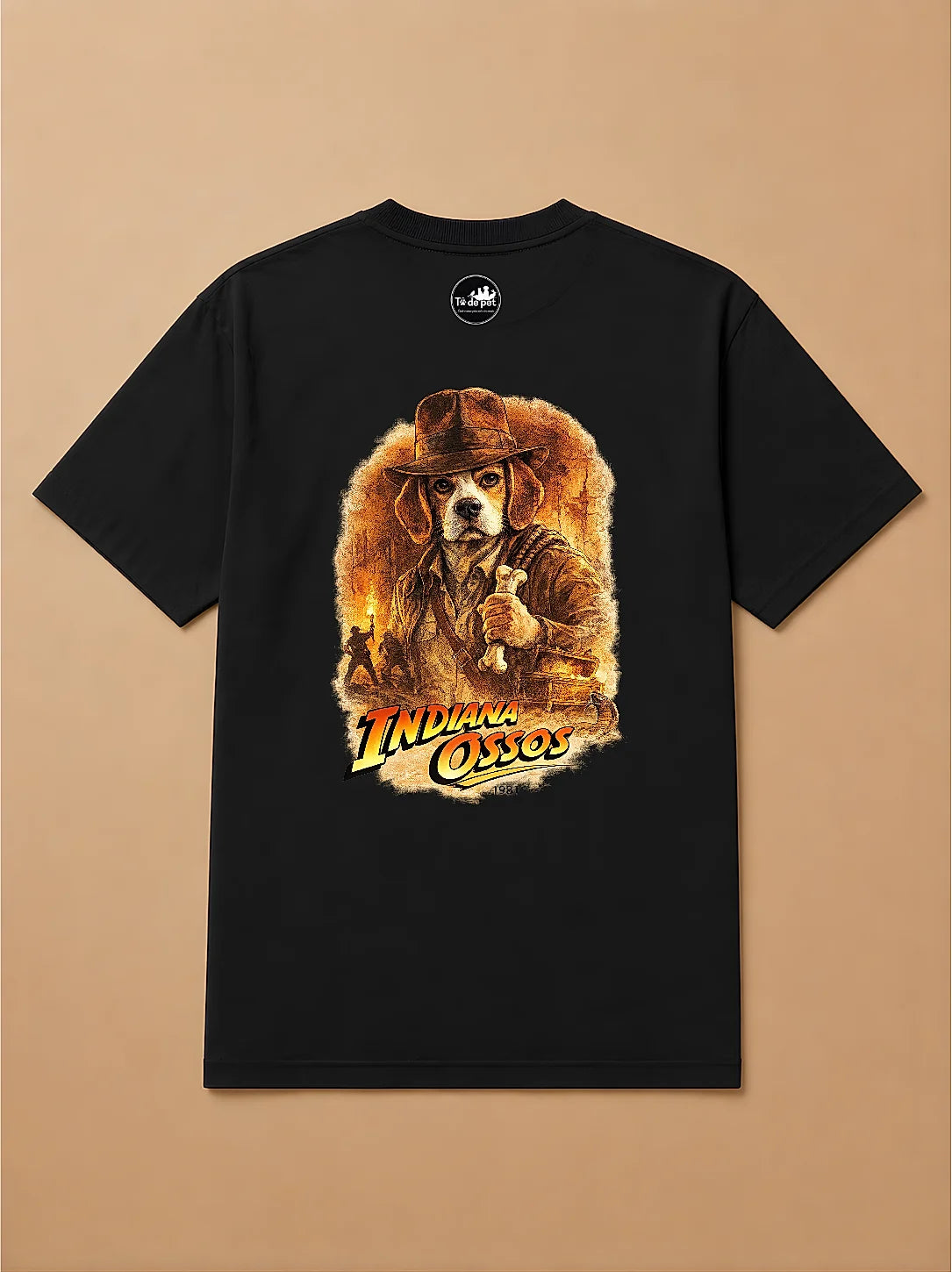 Camisa Oversized Indiana Ossos - Beagle