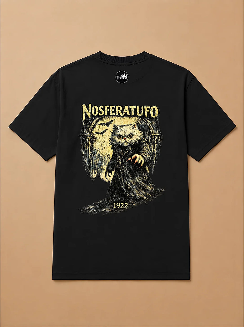 Camisa Oversized Nosferatufo - Gato Persa