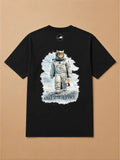 Camisa Oversized Intermiautelar - Gato Laranja