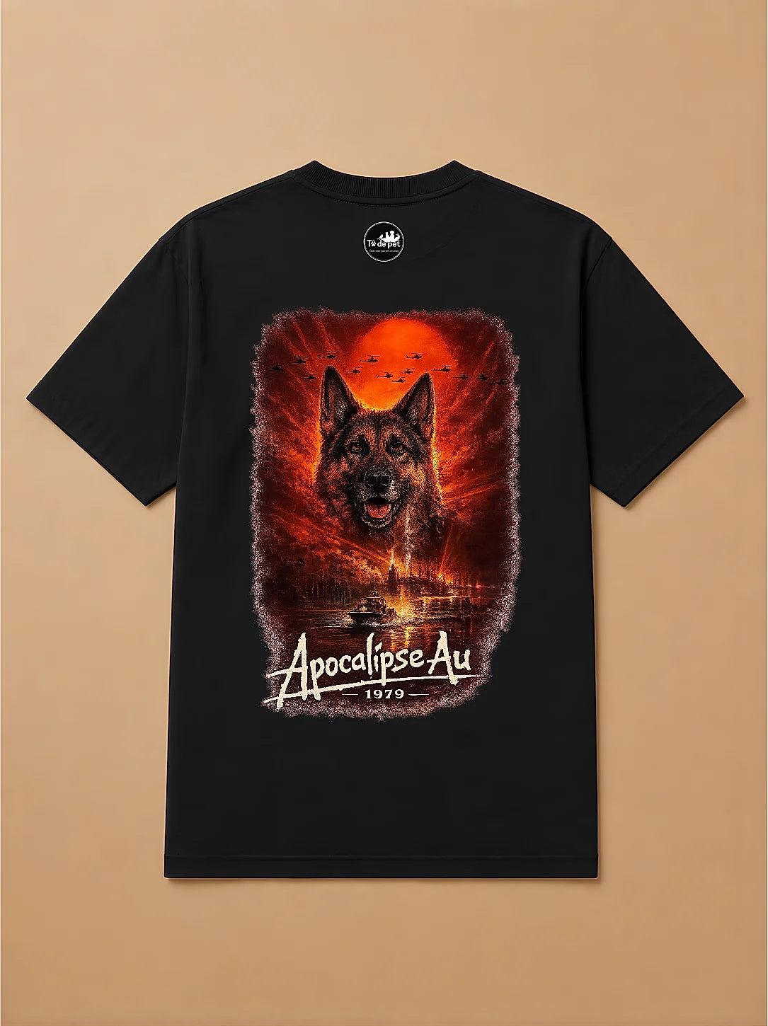 Camisa Oversized Apocalipse Au - Pastor Alemão
