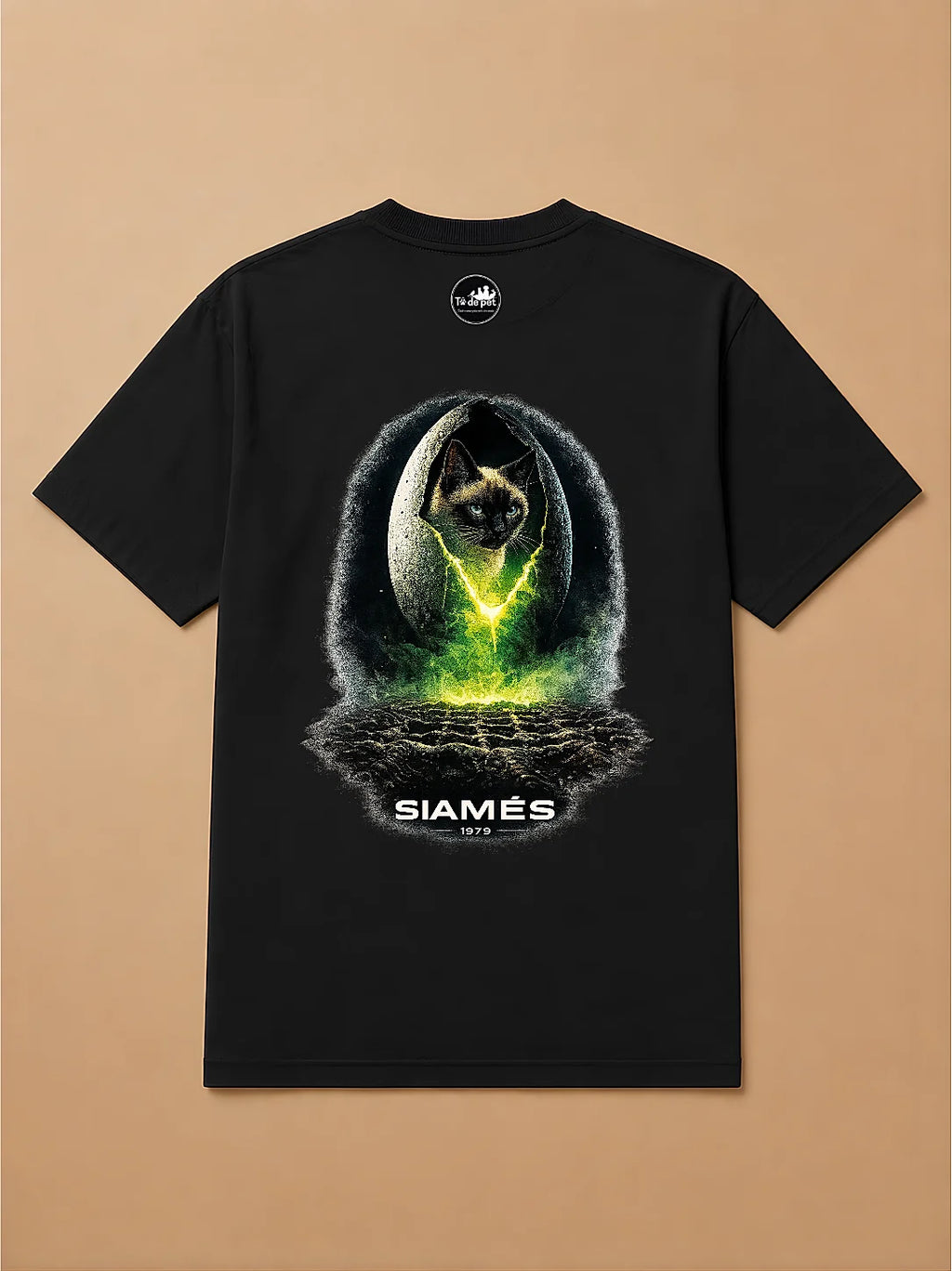 Camisa Oversized Filmes - Gato Siamês