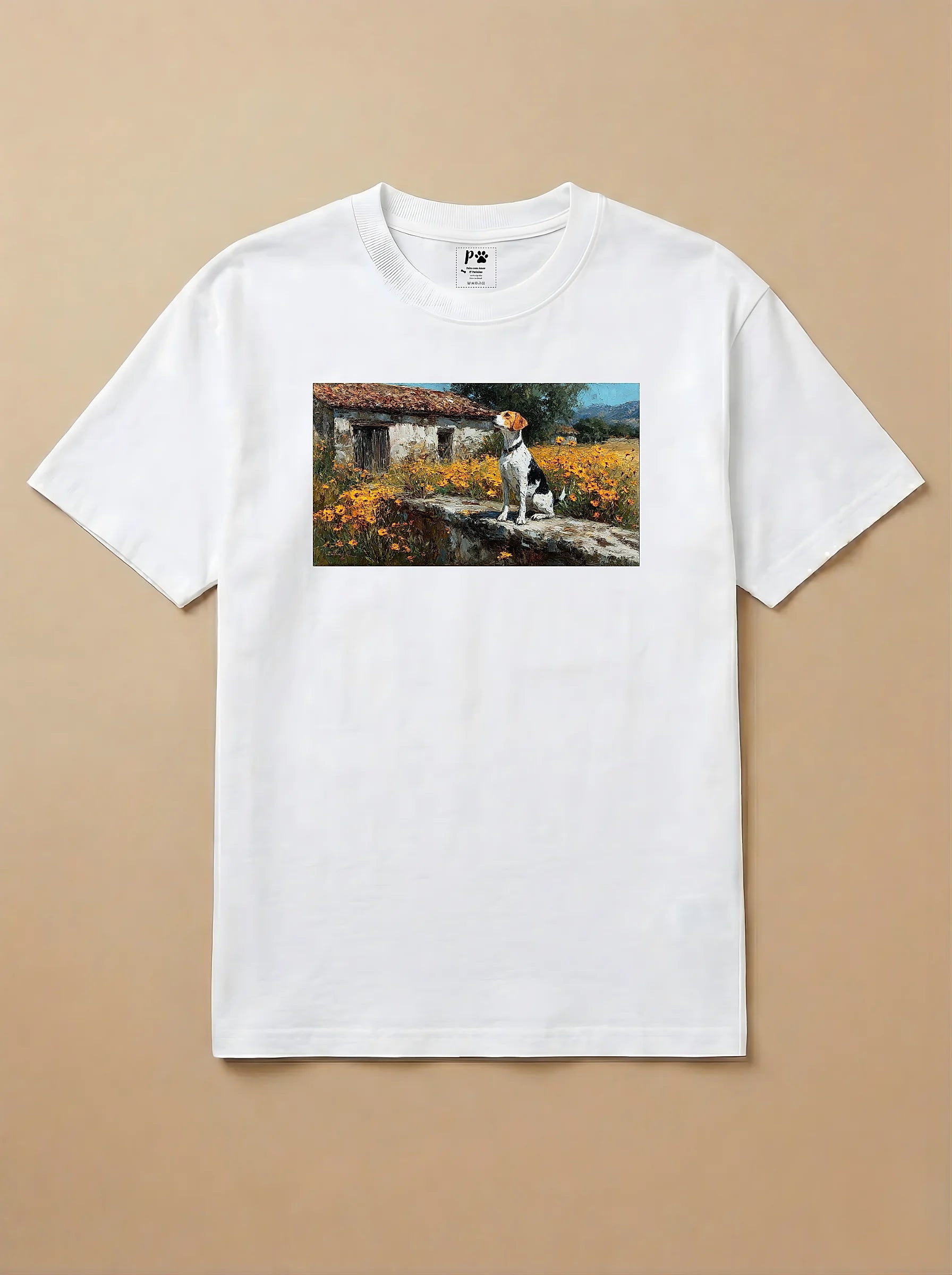 Camisa Pets em Impasto - Beagle