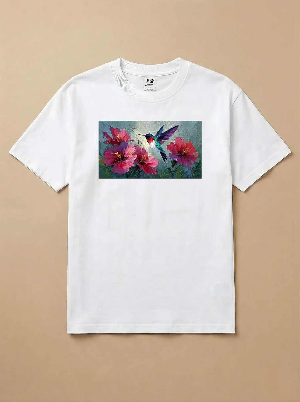 Camisa Pets em Impasto - Beija Flor