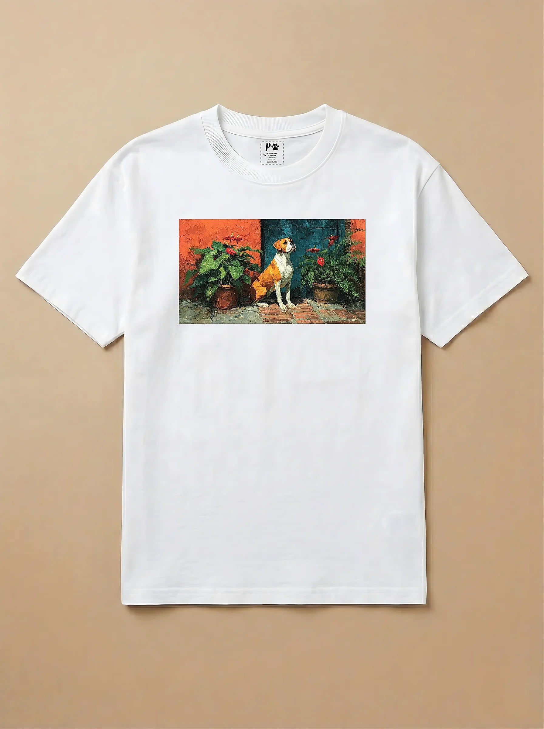 Camisa Pets em Impasto - Boxer