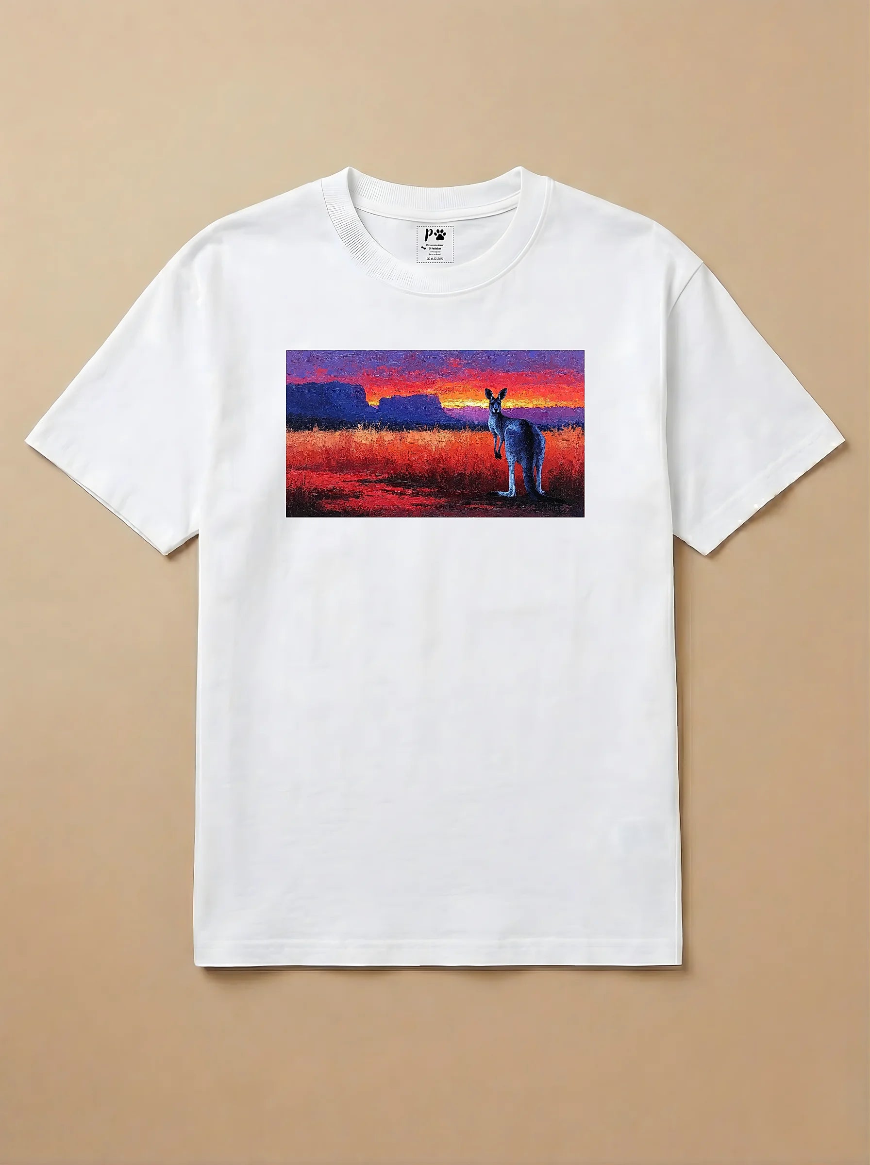Camisa Pets em Impasto - Canguru