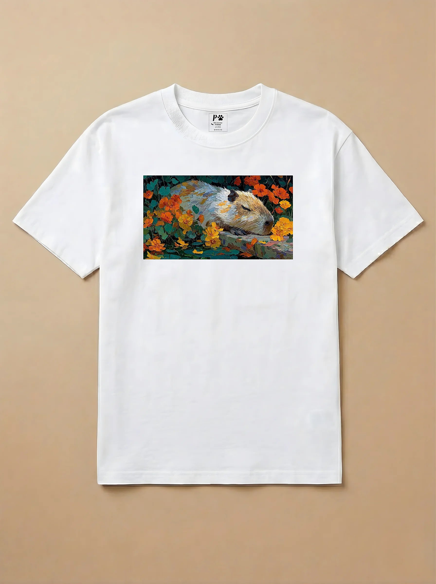 Camisa Pets em Impasto - Capivara