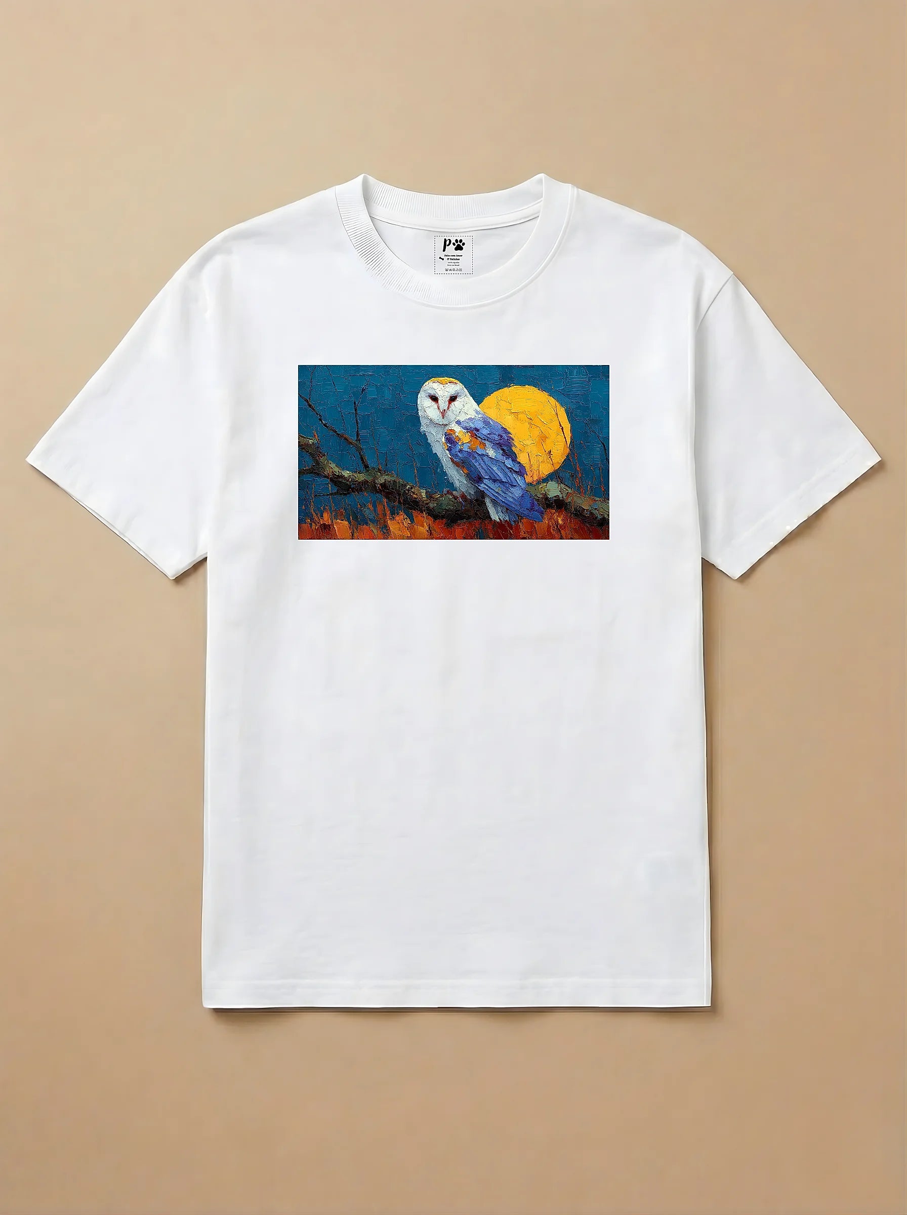 Camisa Pets em Impasto - Coruja
