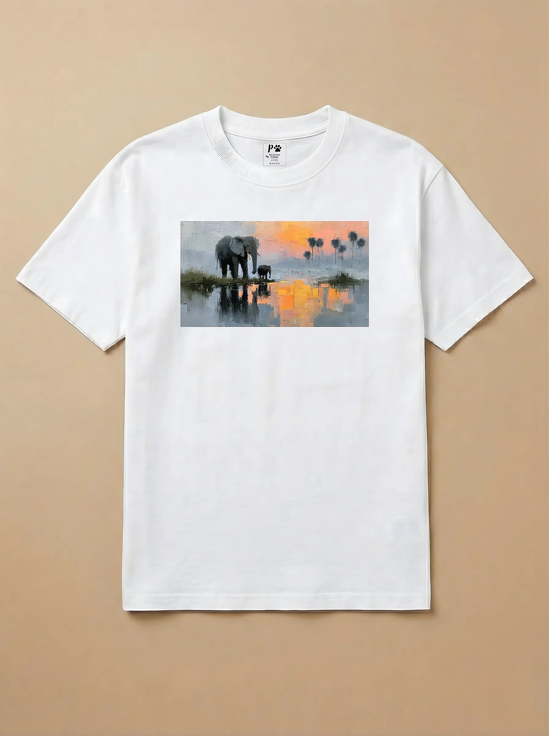 Camisa Pets em Impasto - Elefante