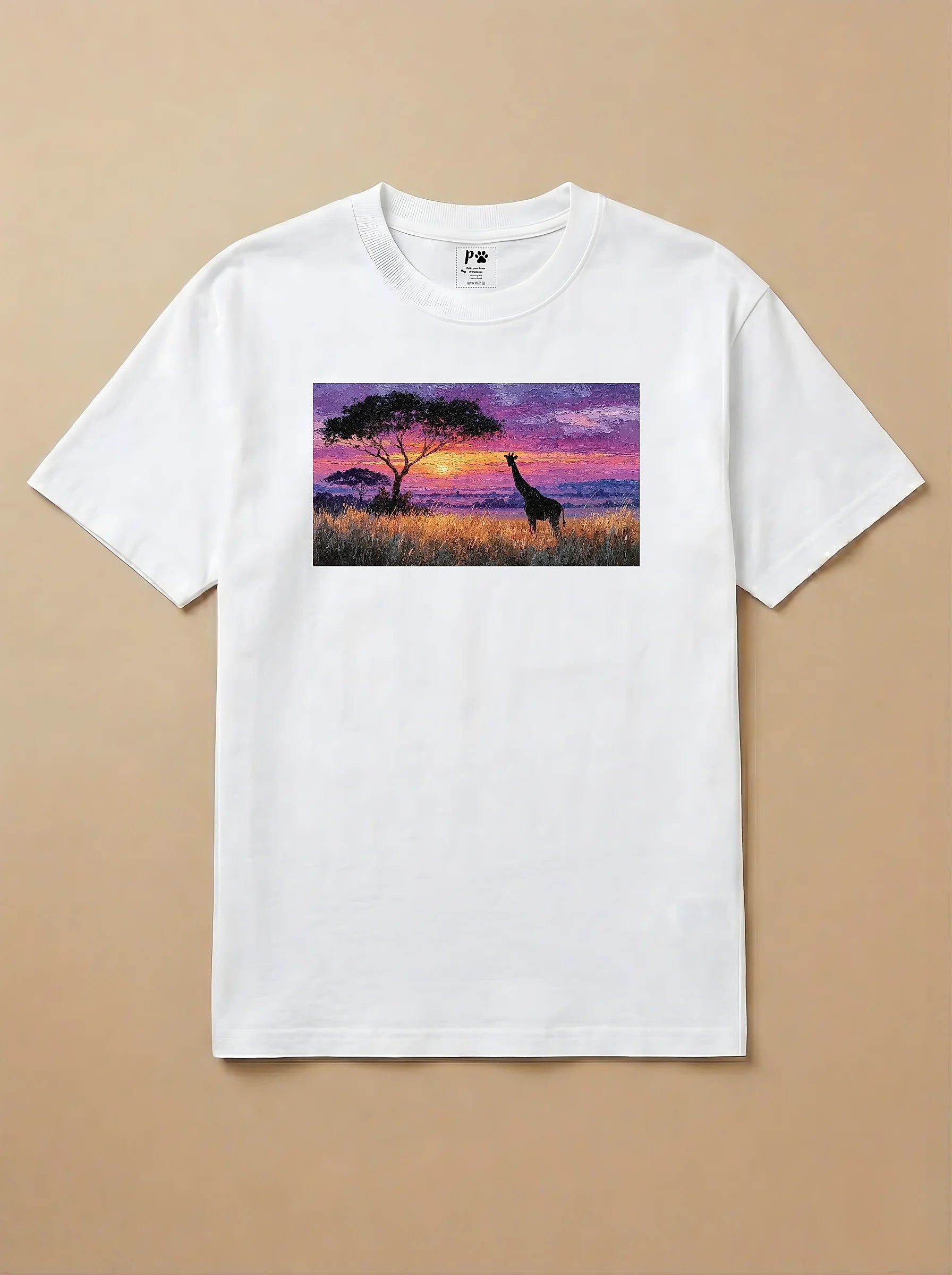 Camisa Pets em Impasto - Girafa