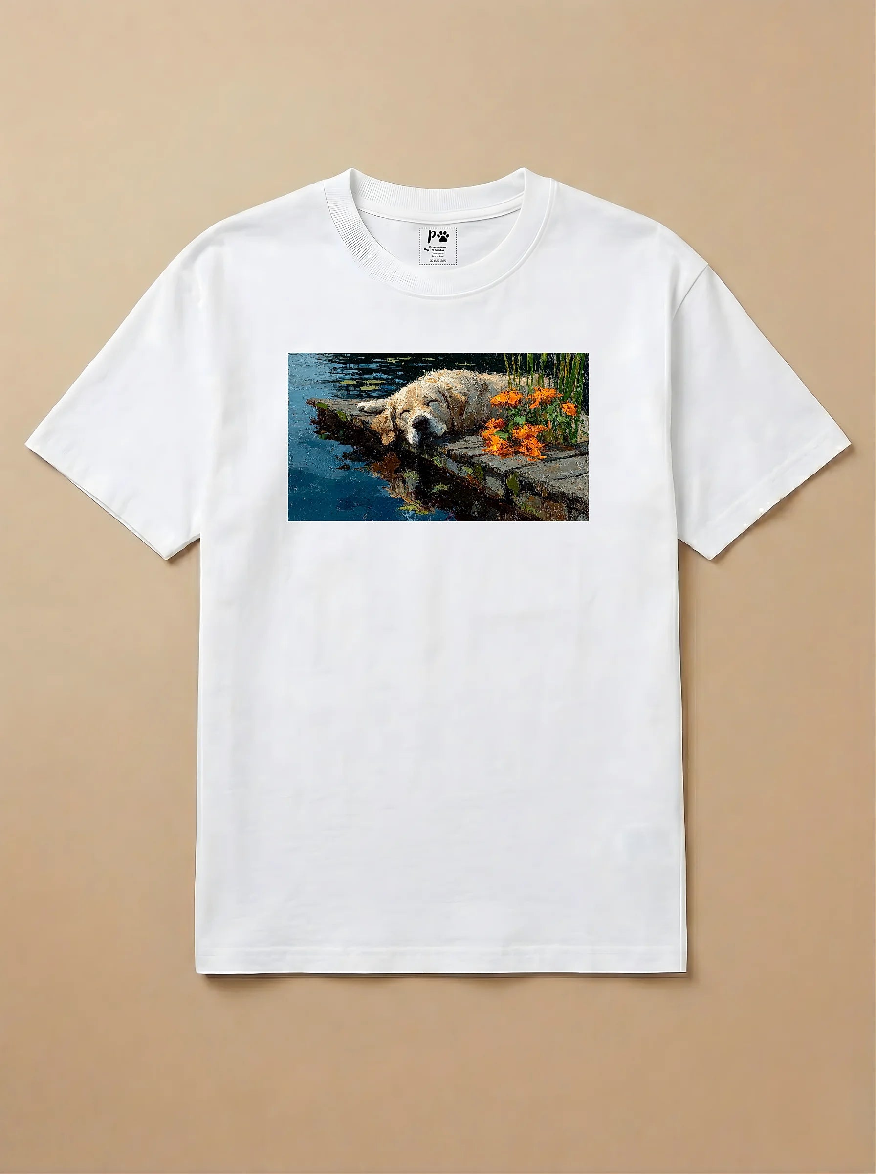 Camisa Pets em Impasto - Golden