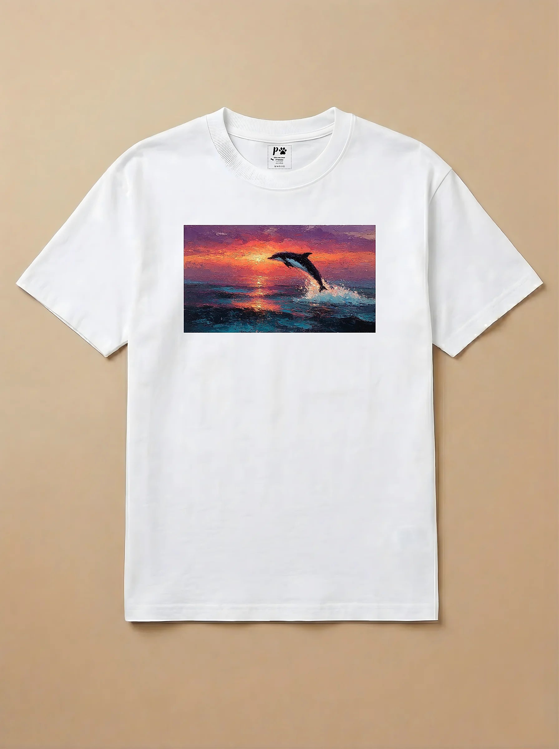 Camisa Pets em Impasto - Golfinho