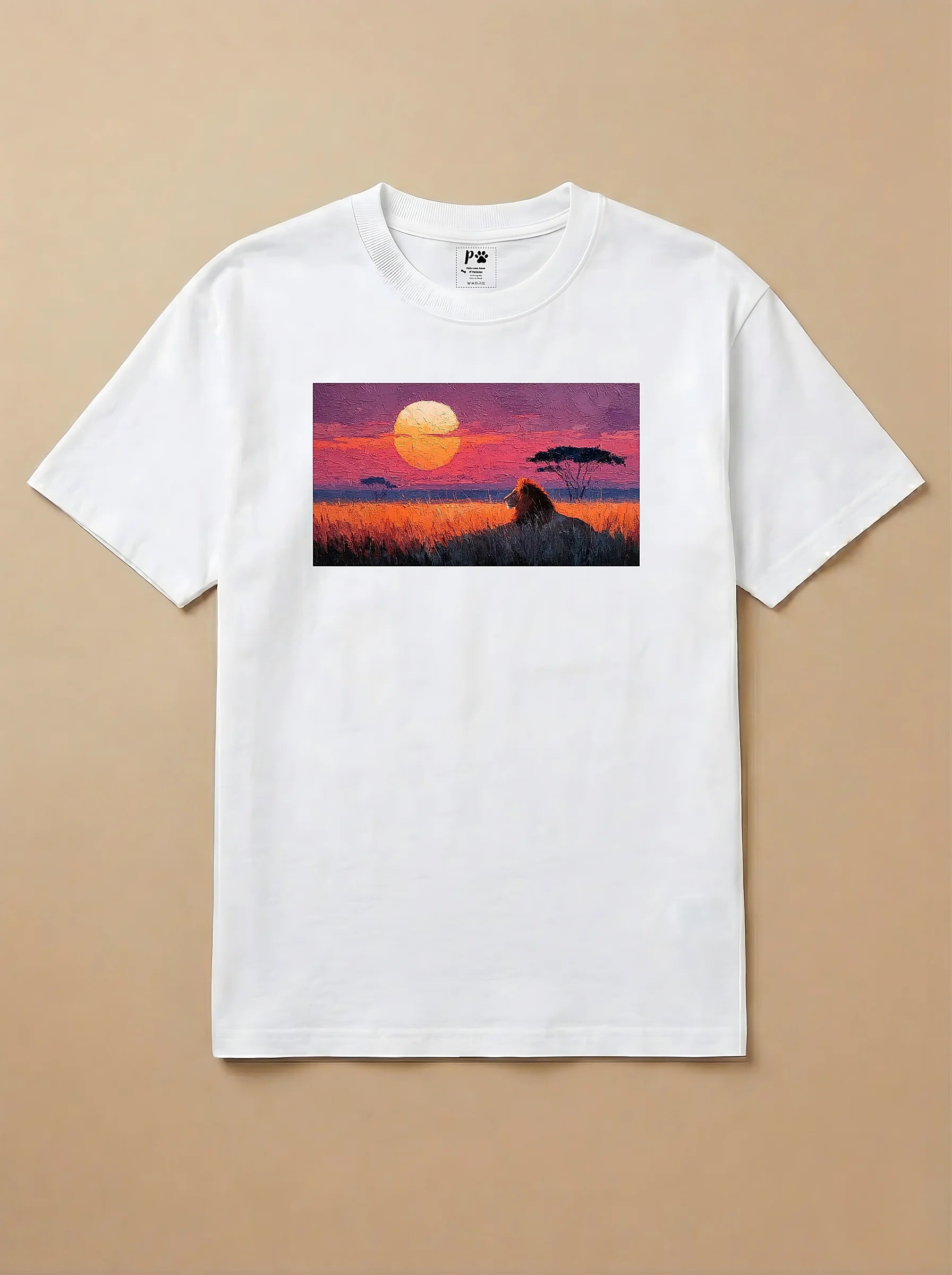 Camisa Pets em Impasto - Leão