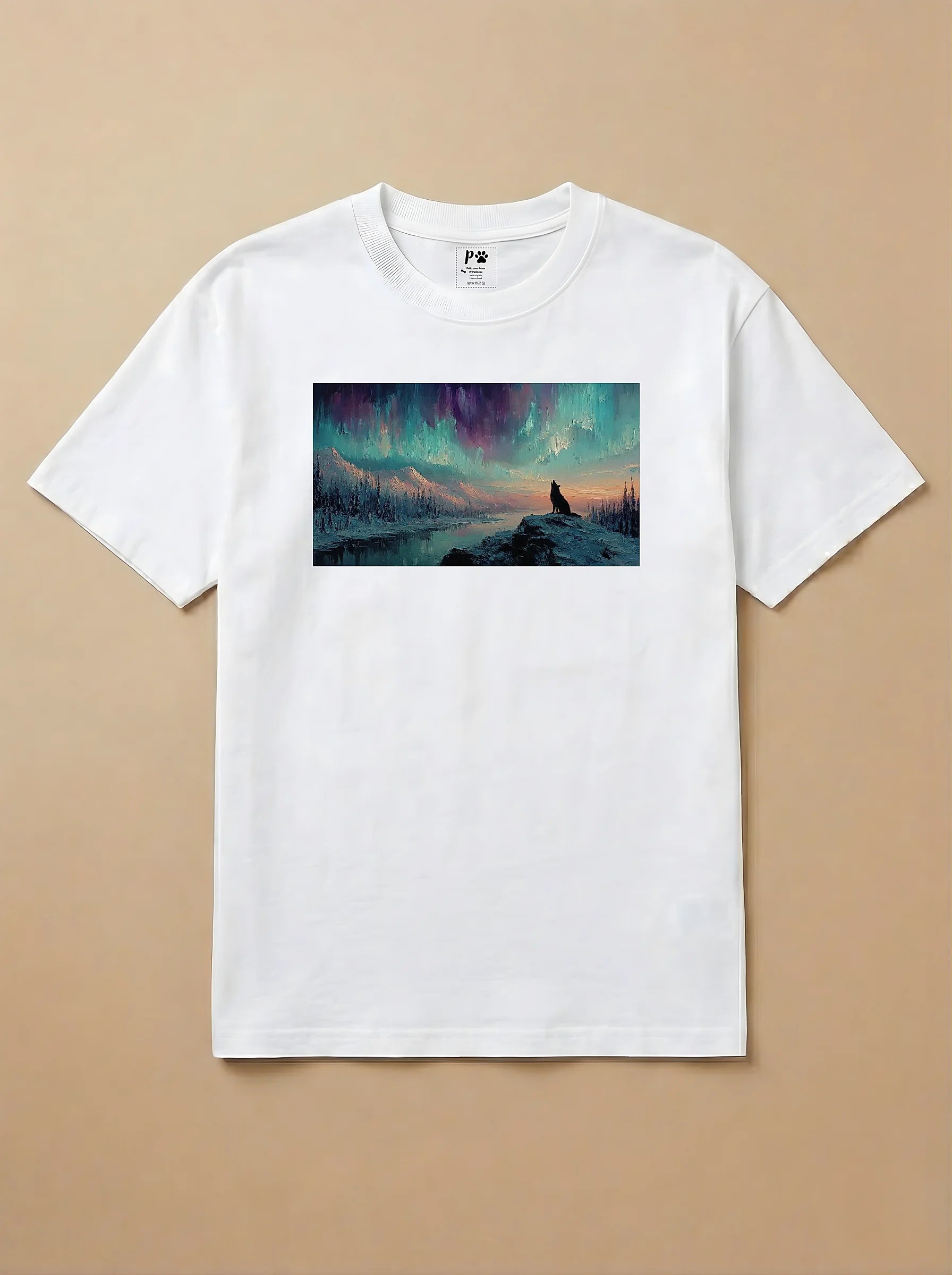 Camisa Pets em Impasto - Lobo