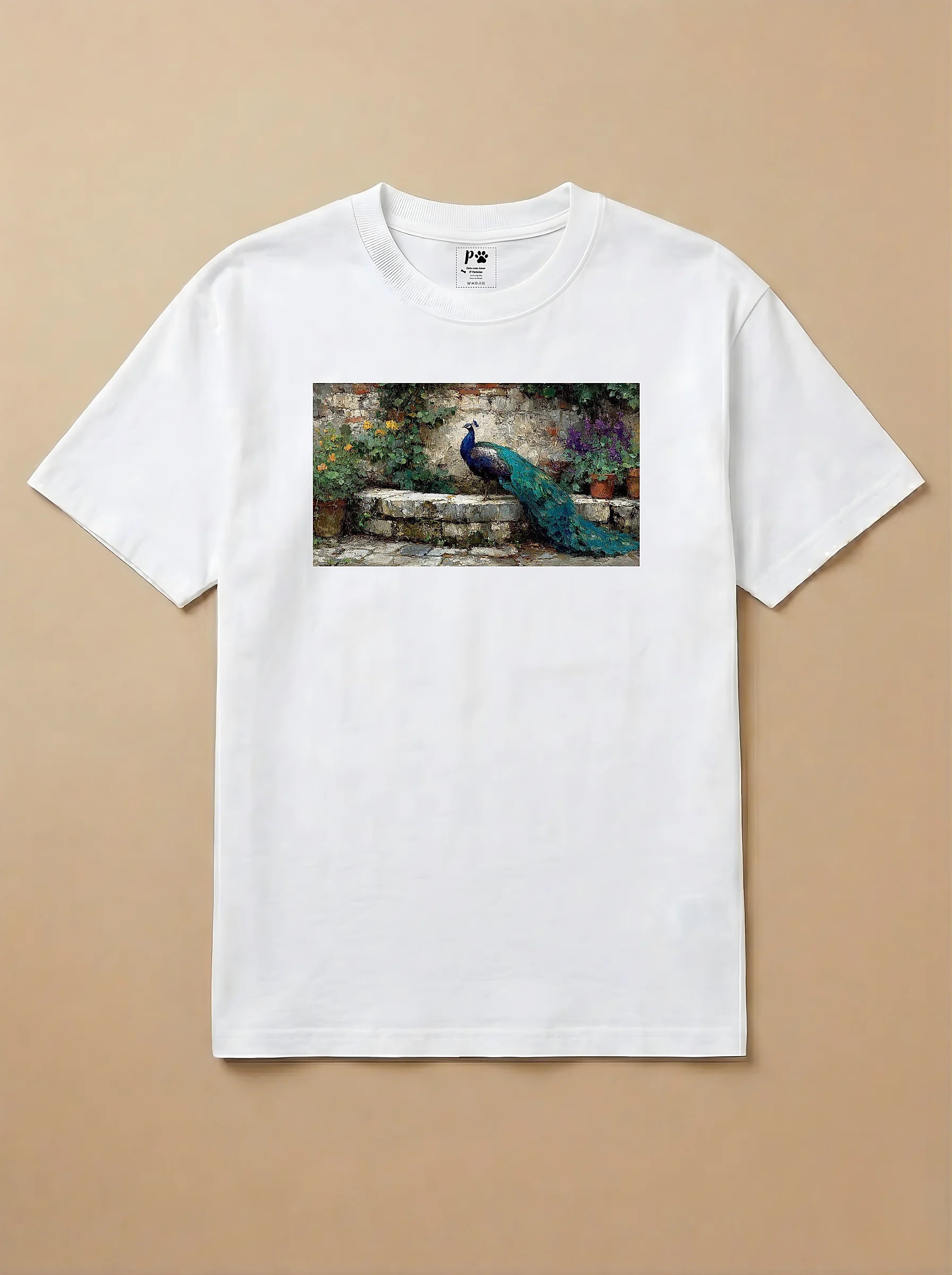 Camisa Pets em Impasto - Pavão