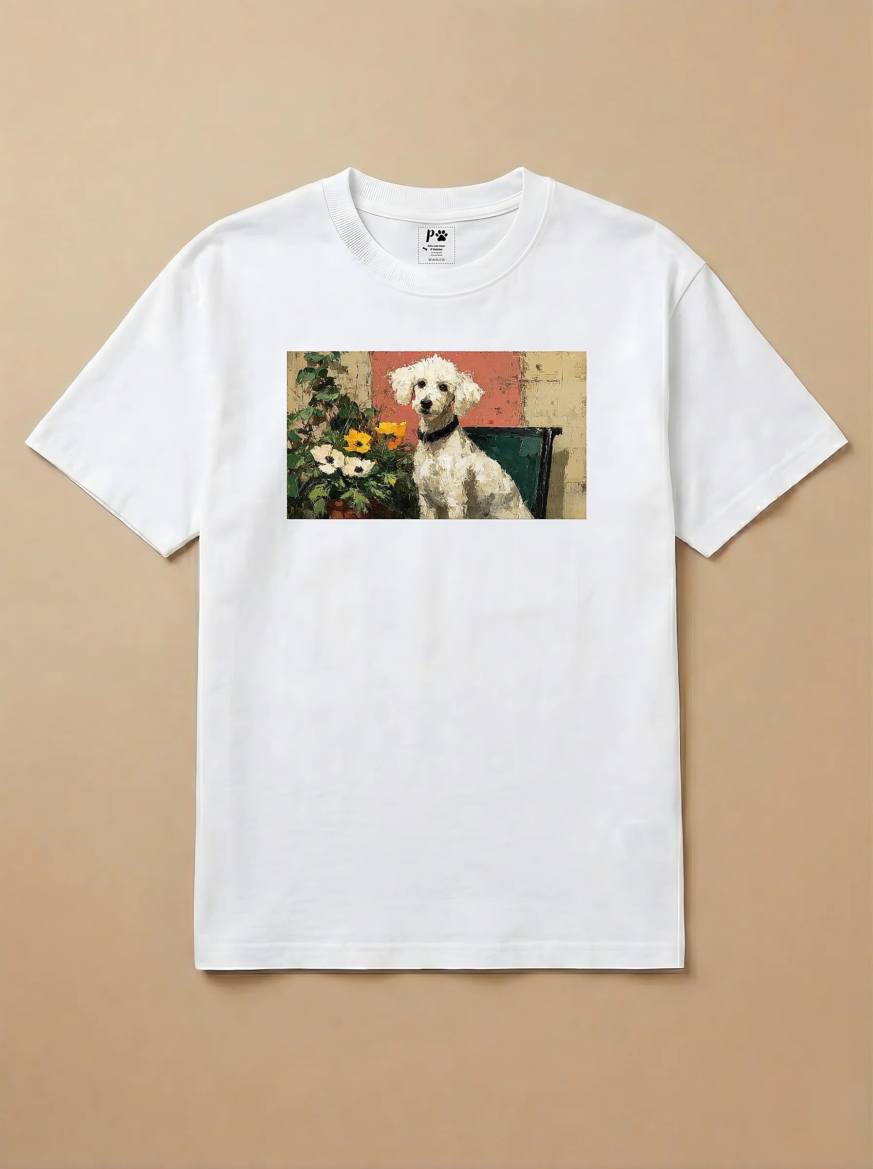 Camisa Pets em Impasto - Poodle