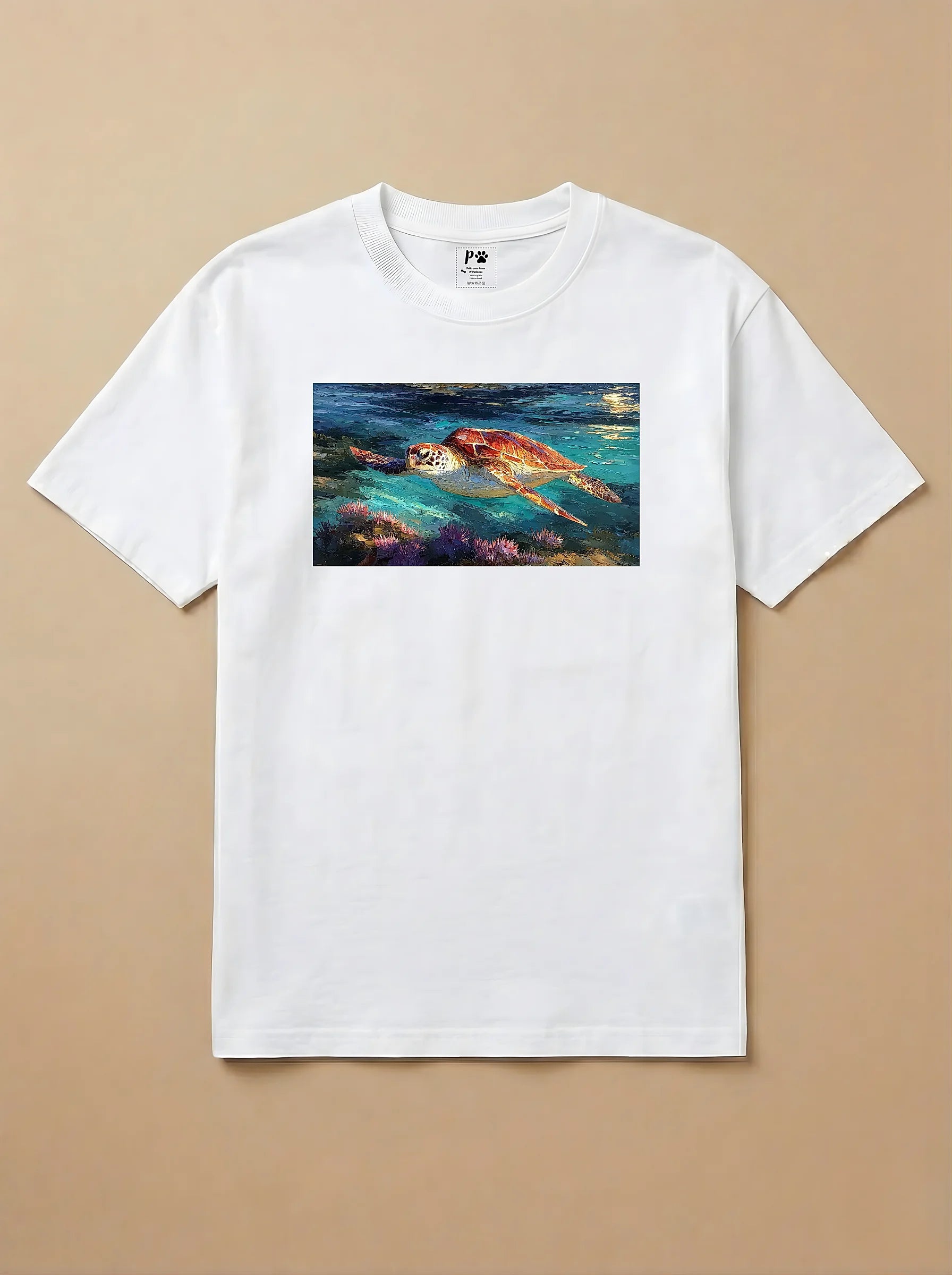 Camisa Pets em Impasto - Tartaruga