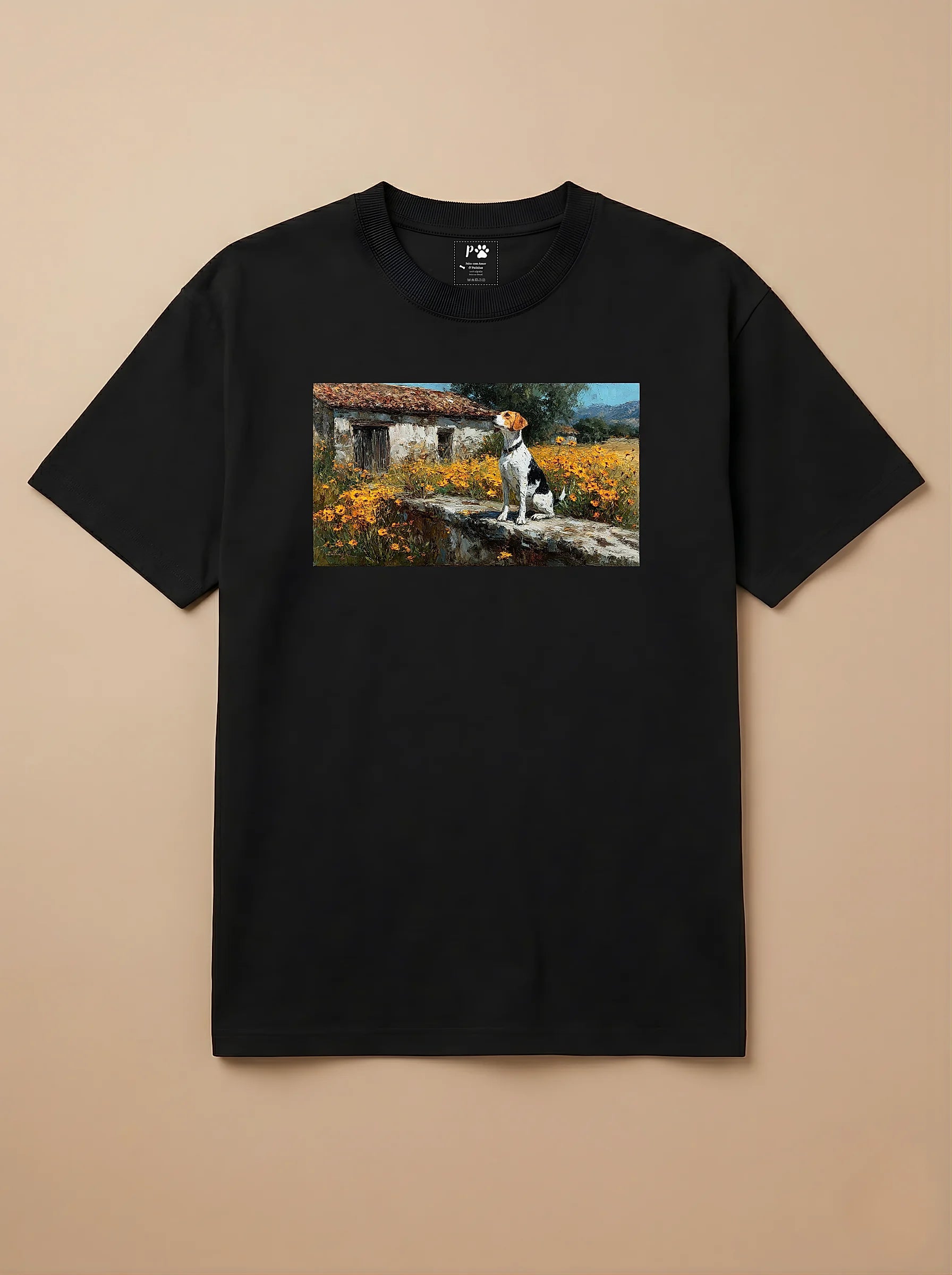 Camisa Pets em Impasto - Beagle