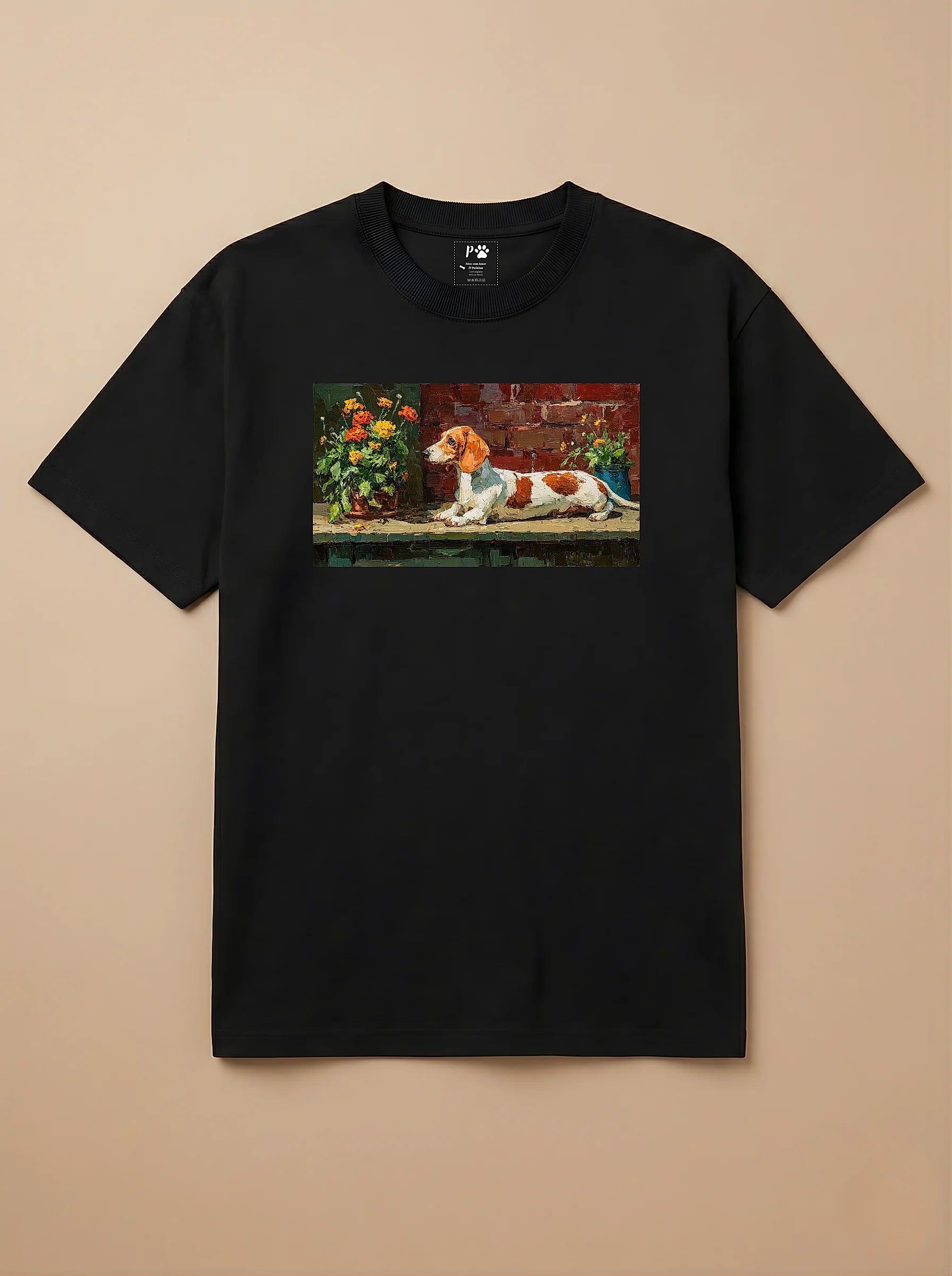 Camisa Pets em Impasto - Salsicha