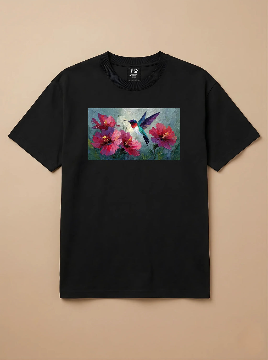 Camisa Pets em Impasto - Beija Flor