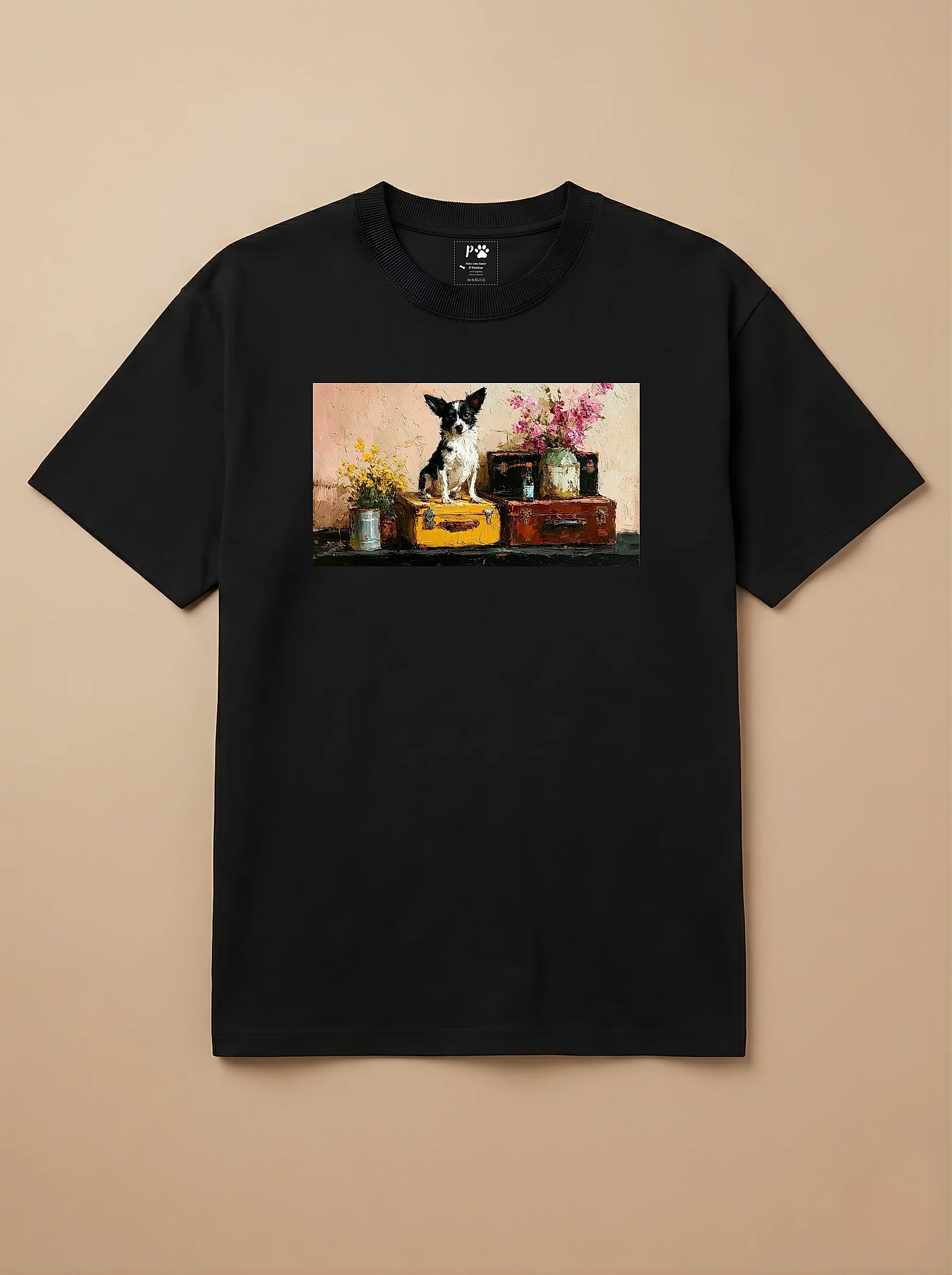 Camisa Pets em Impasto - Chihuahua